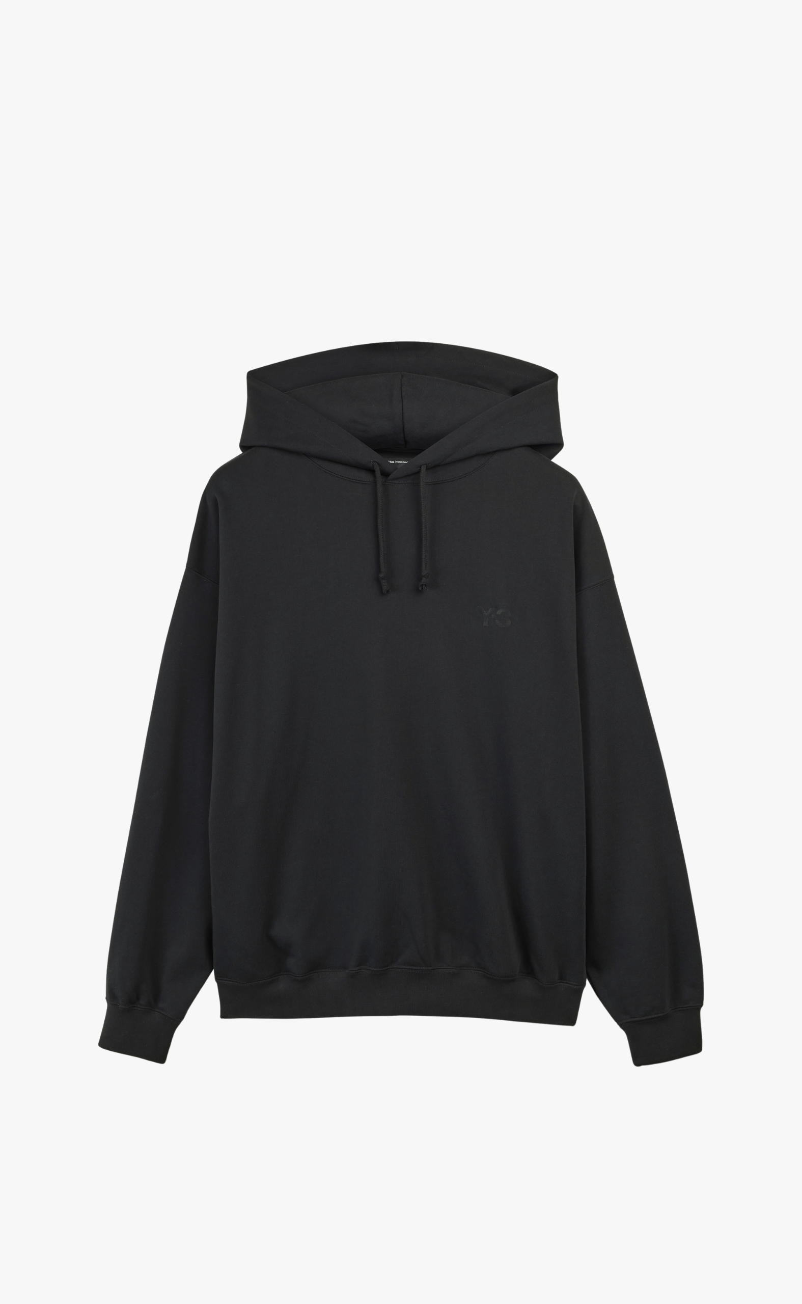 FRENCH TERRY BLACK HOODIE