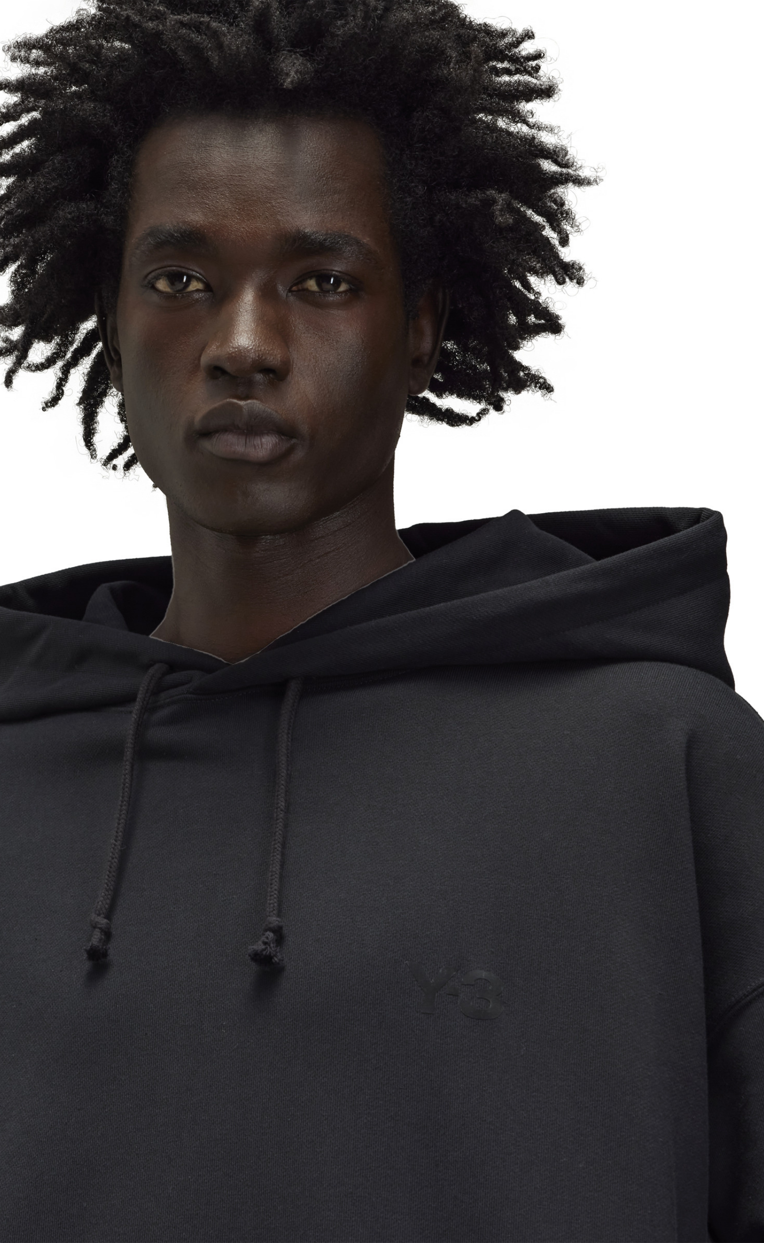 FRENCH TERRY BLACK HOODIE