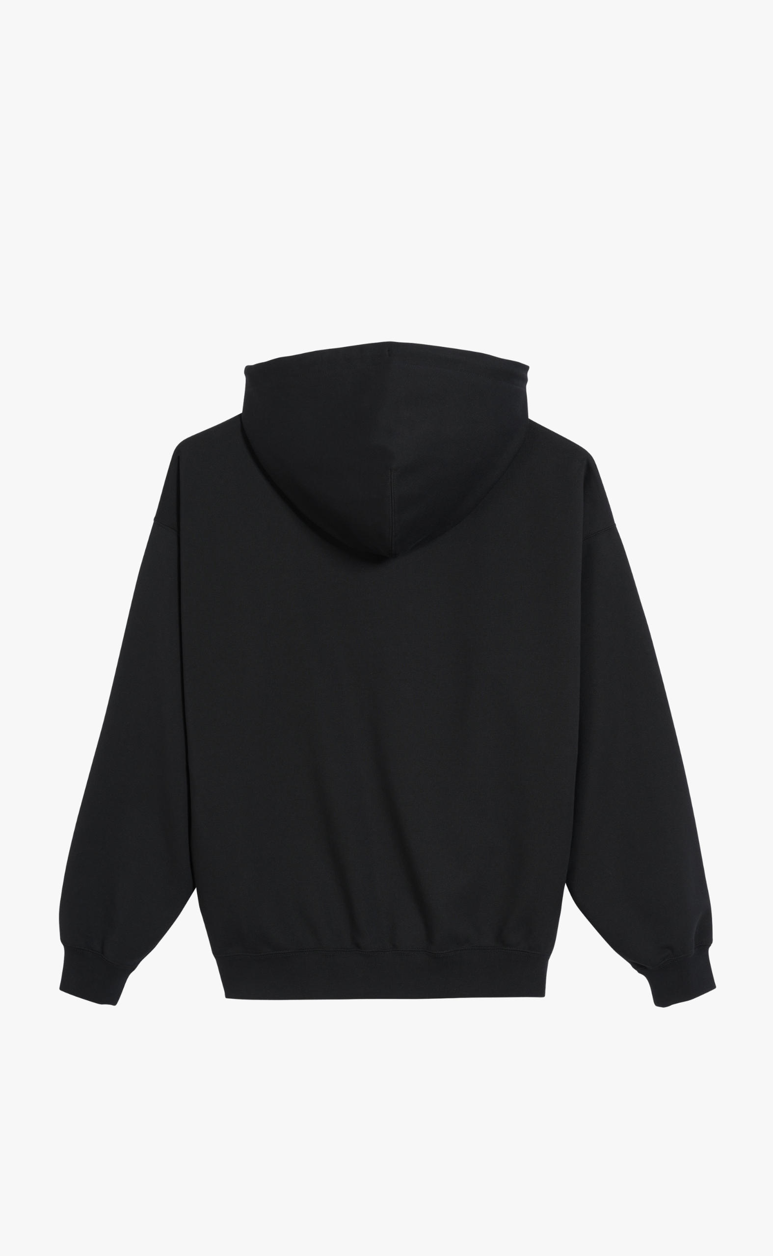 FRENCH TERRY BLACK HOODIE