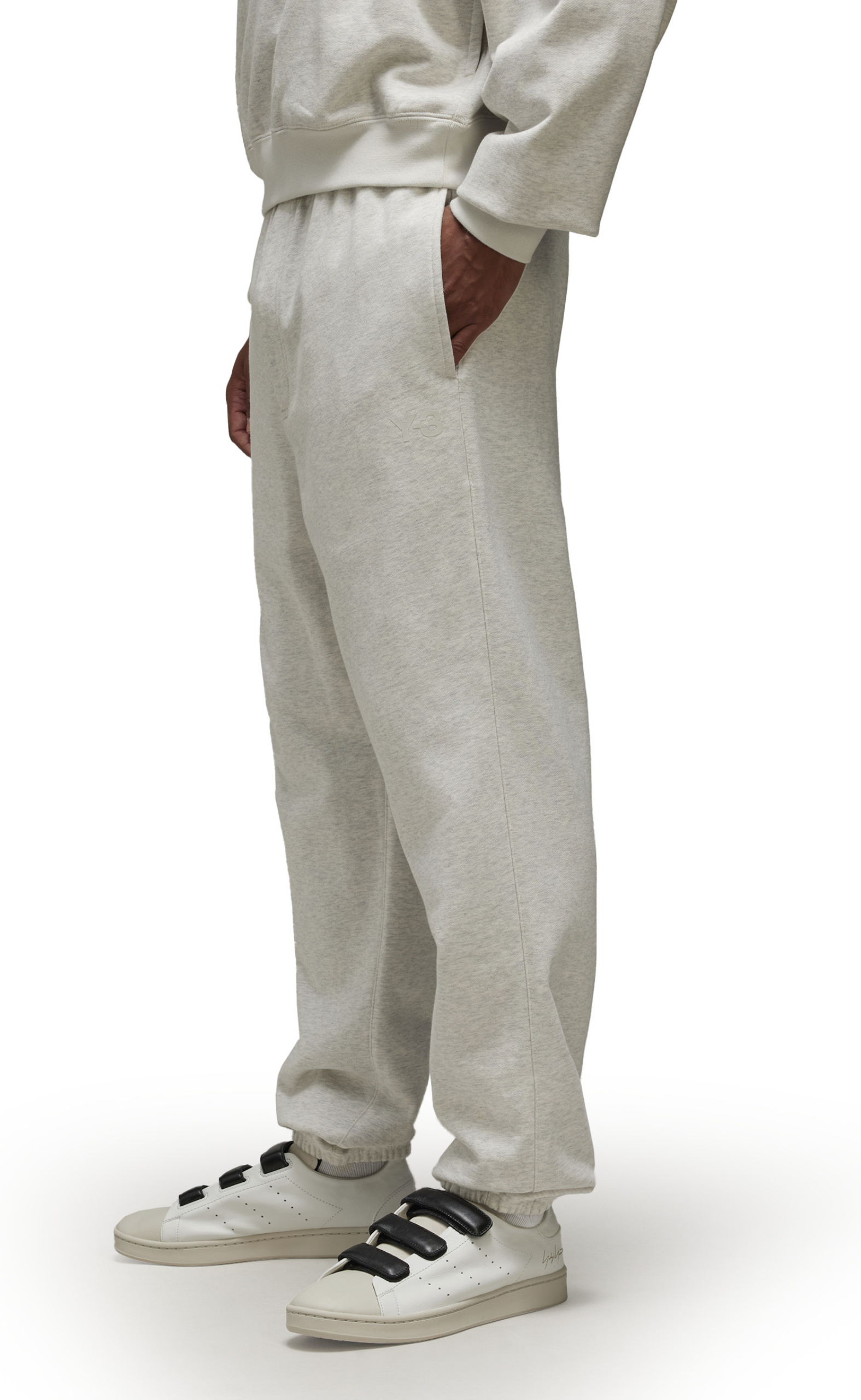 FRENCH TERRY TRACK GREY SWEATPANTS