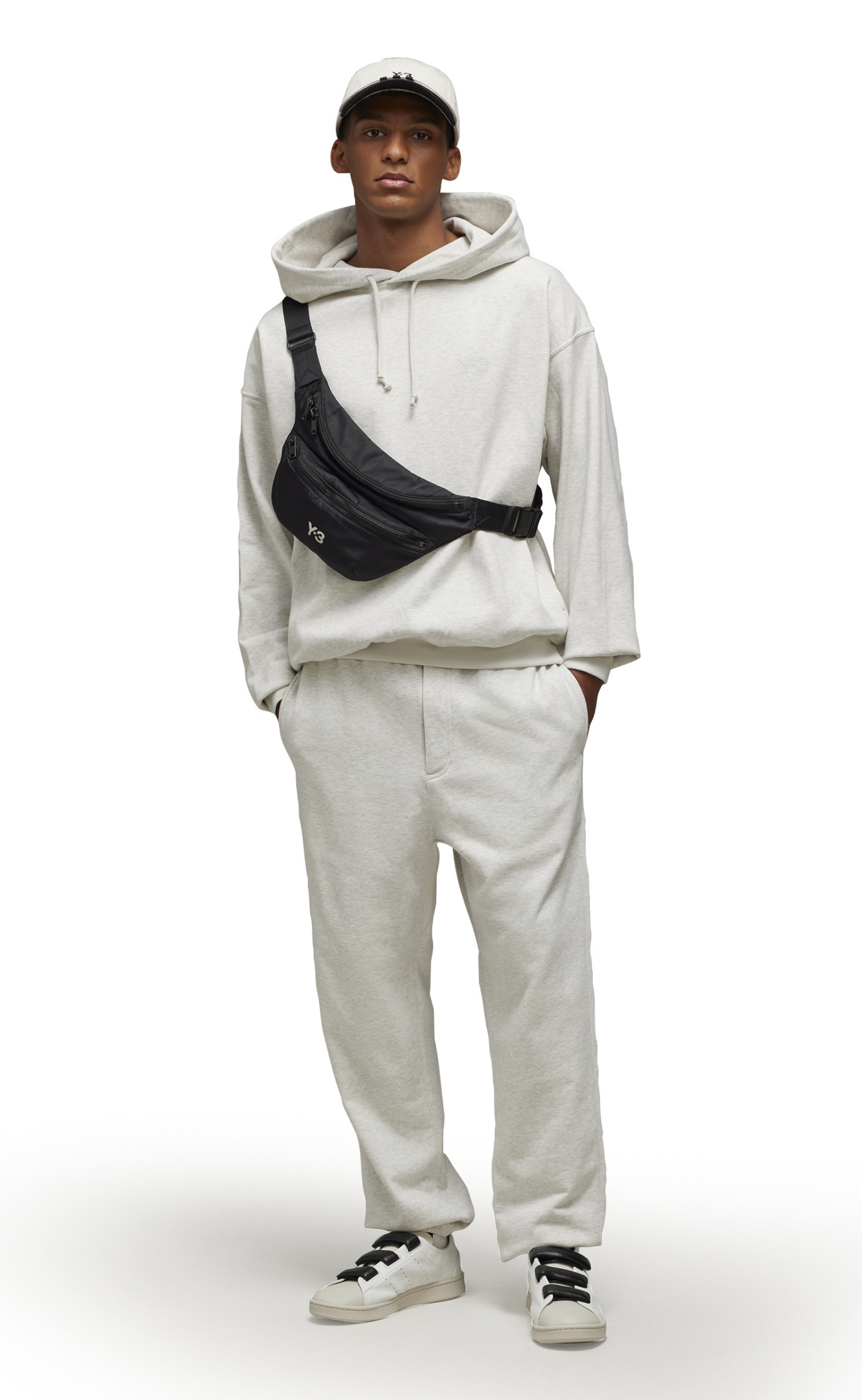 FRENCH TERRY TRACK GREY SWEATPANTS