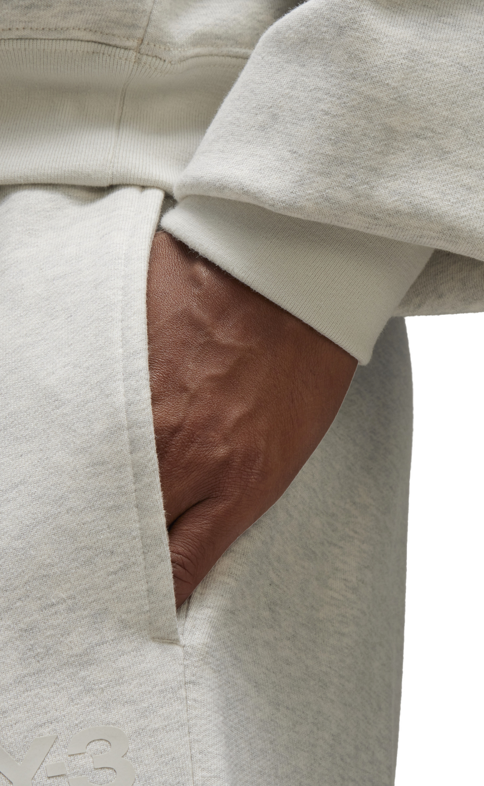 FRENCH TERRY TRACK GREY SWEATPANTS
