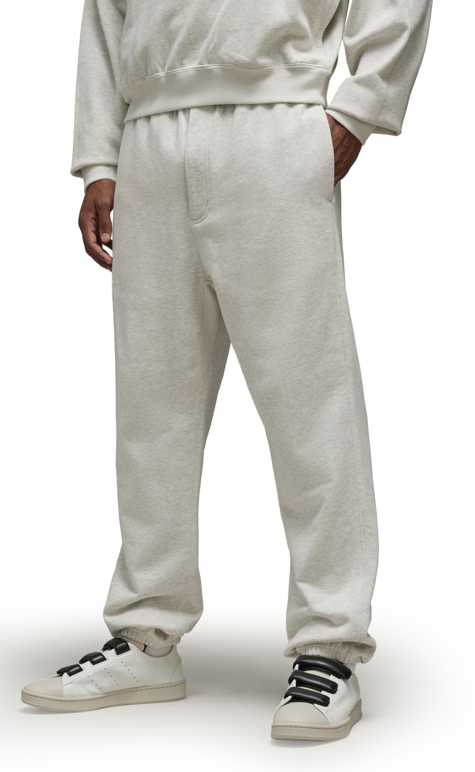 FRENCH TERRY TRACK GREY SWEATPANTS
