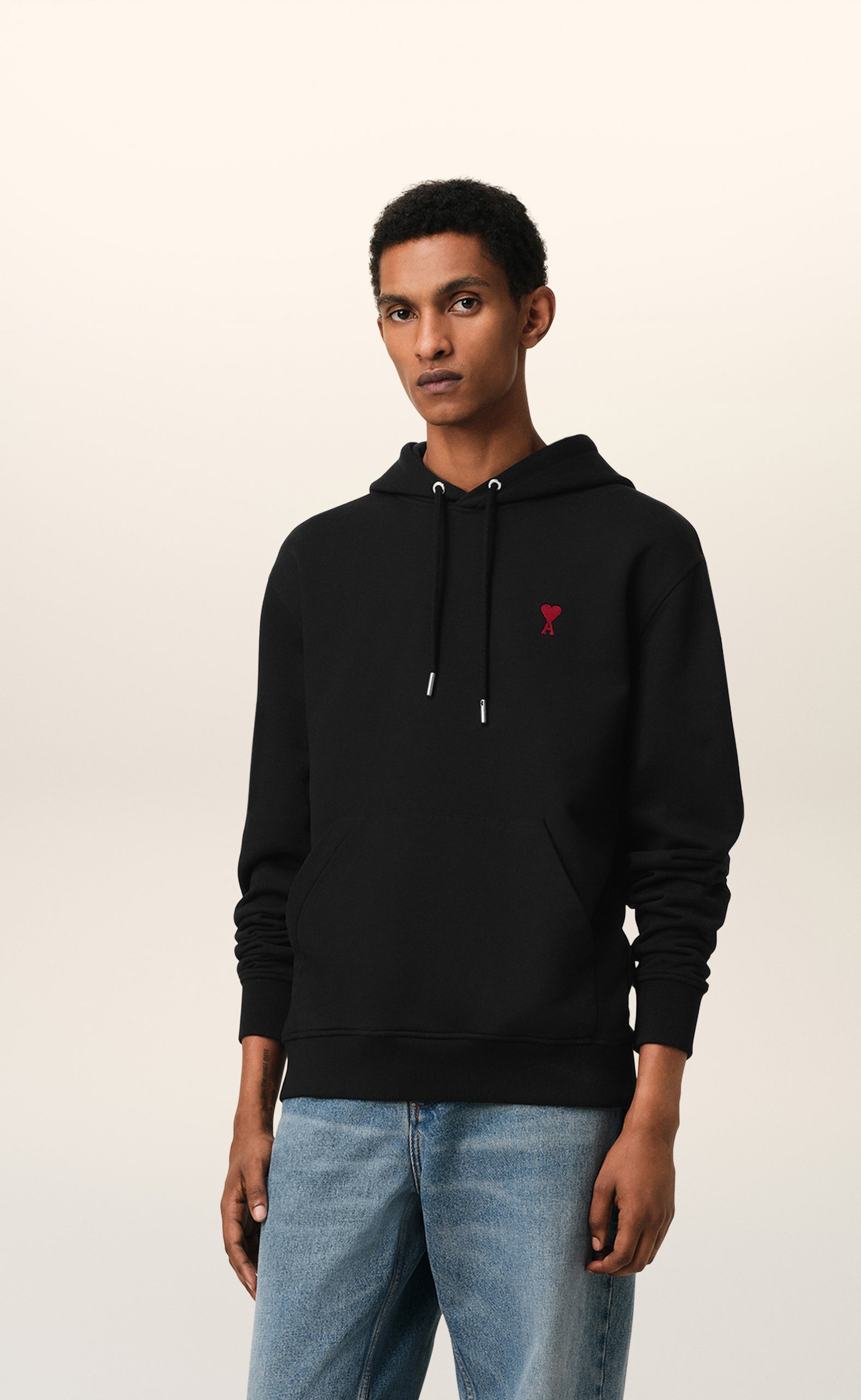 FRIEND OF THE HART BLACK HOODIE