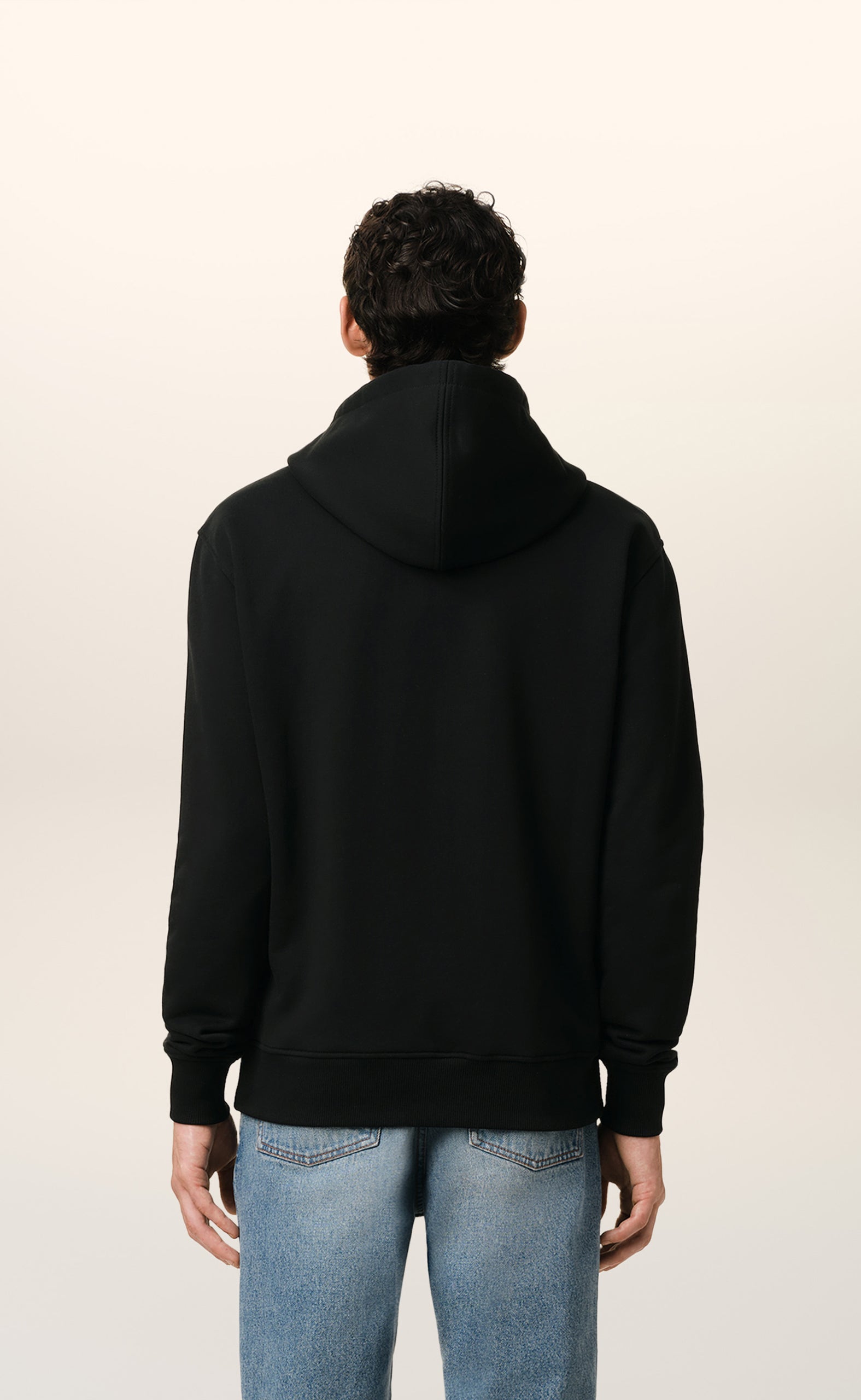 FRIEND OF THE HART ZIP BLACK HOODIE