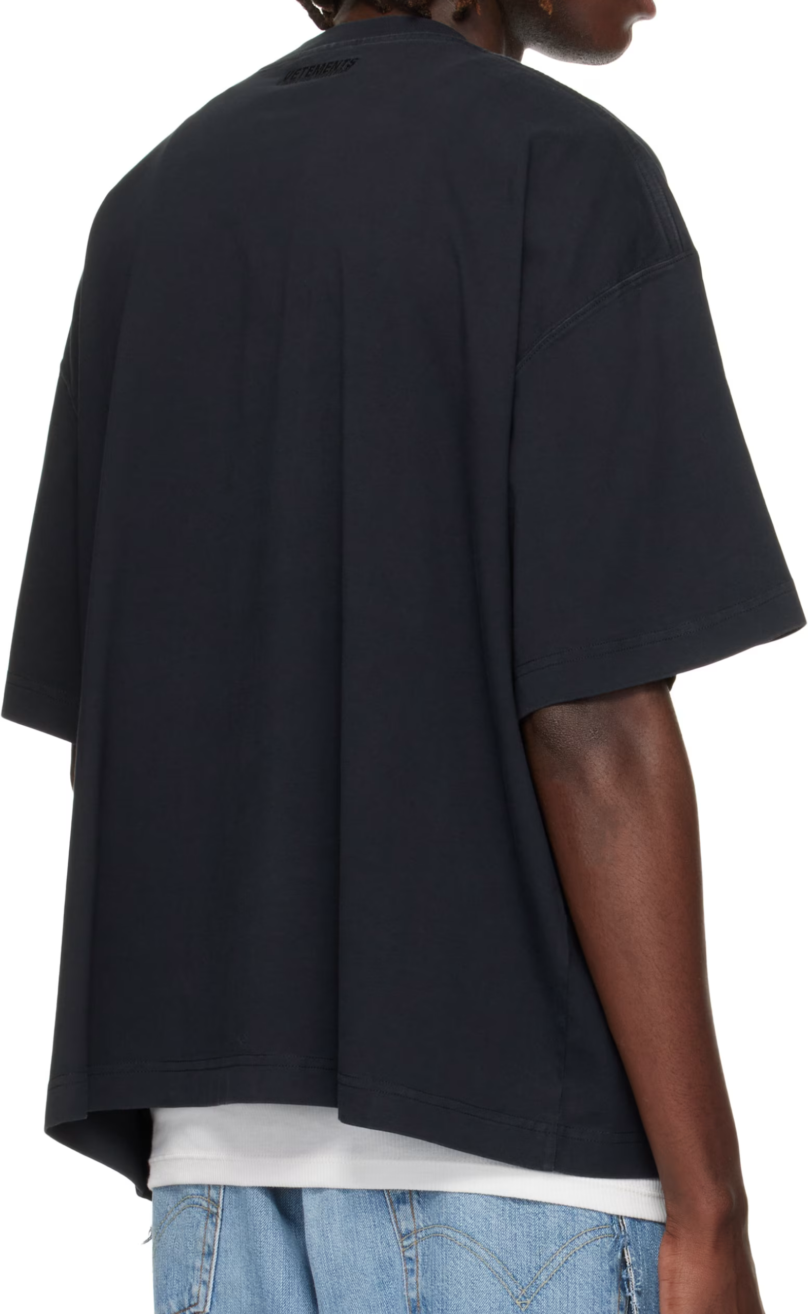 FUCK REGULAR WASHED BLACK T-SHIRT