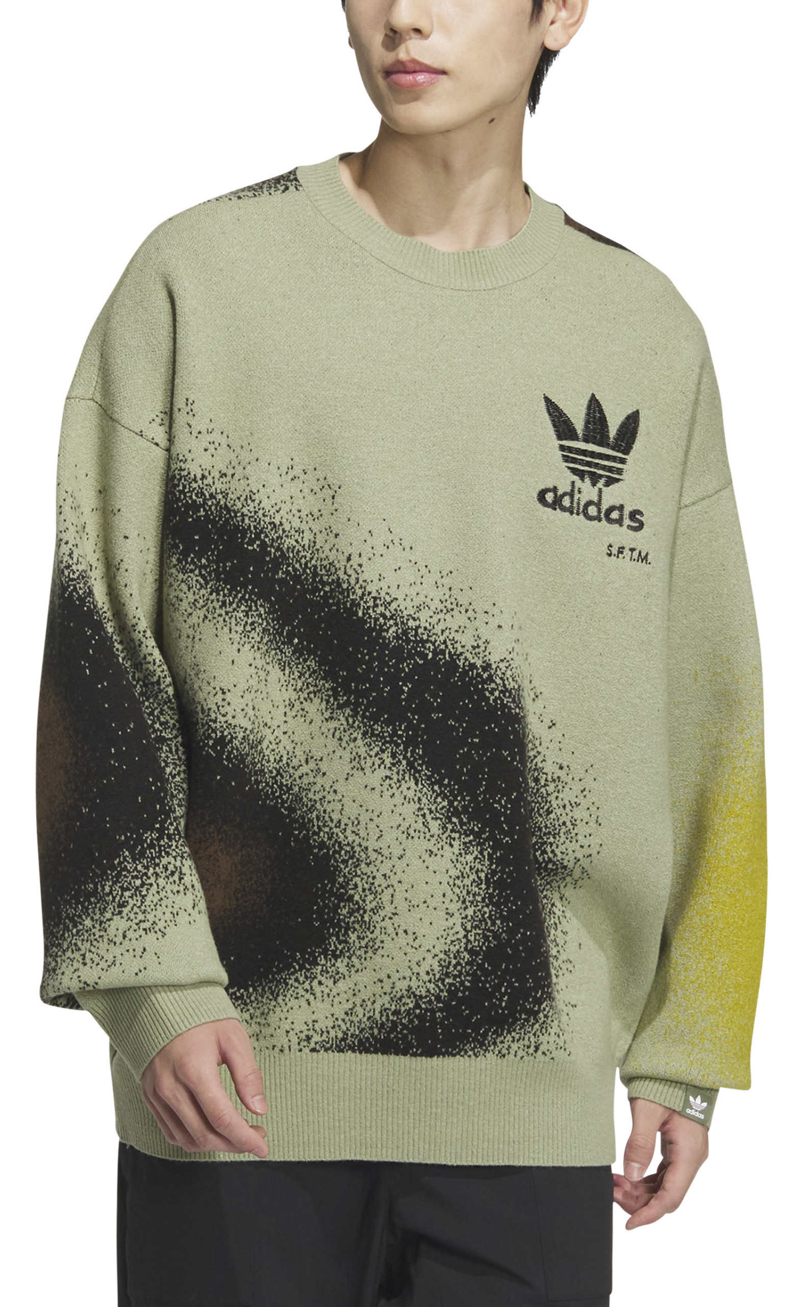 FULLY FASHION TENT GREEN SWEATER