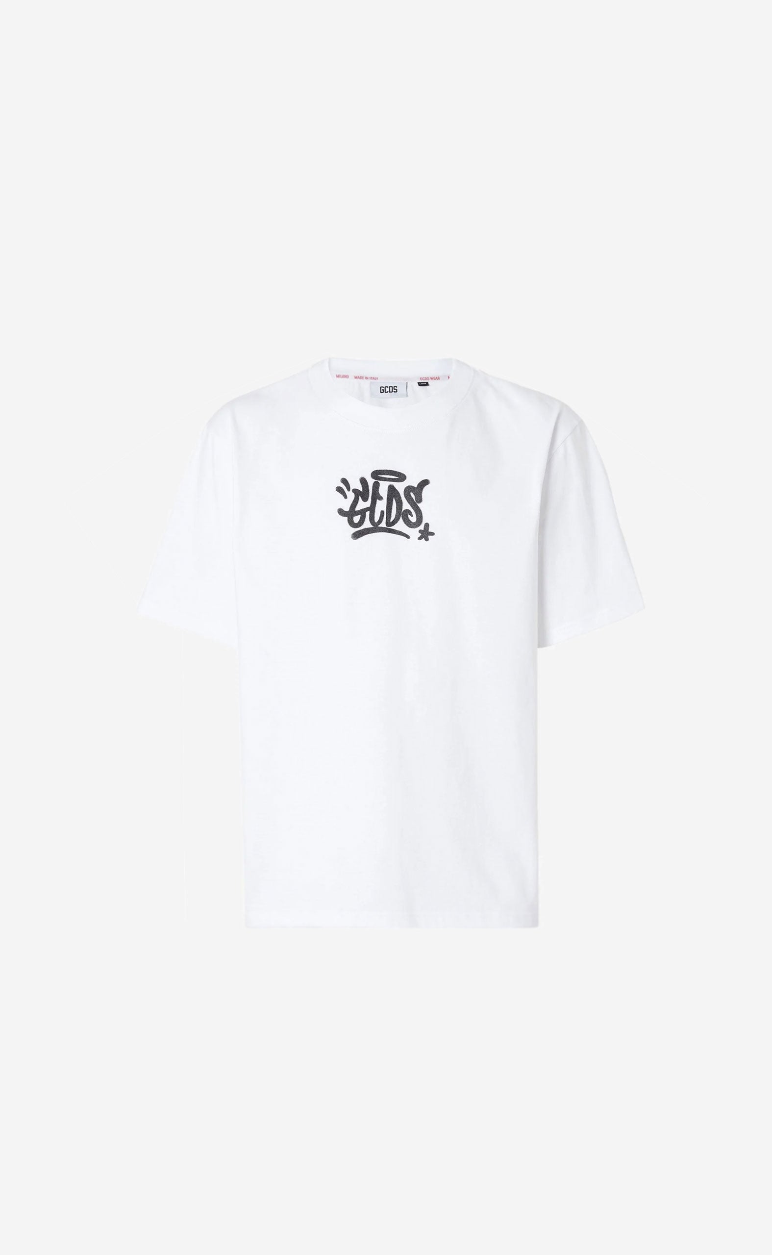 GCDS GRAFFITI T-SHIRT WHITE