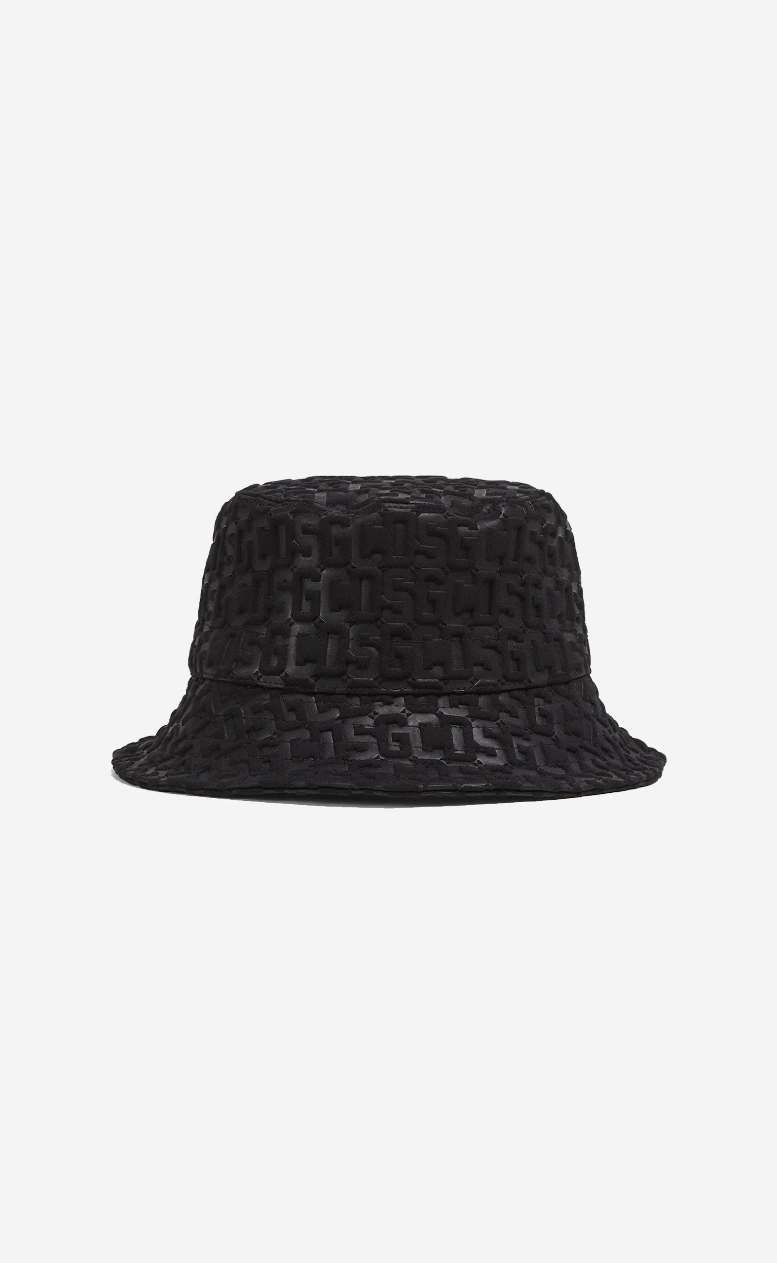 GCDS MONOGRAME BUCKET HAT BLACK