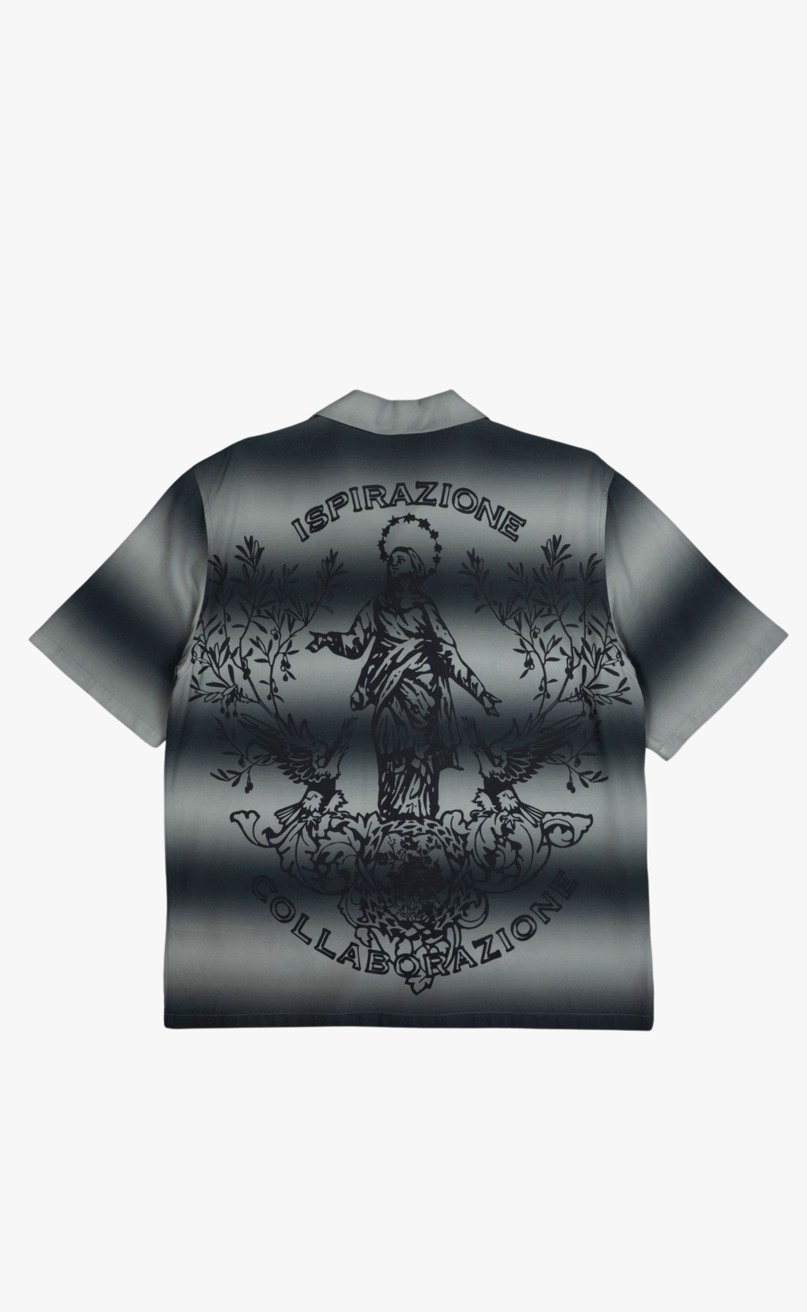 GIOVANNI BUTTON UP SILVER SHIRT