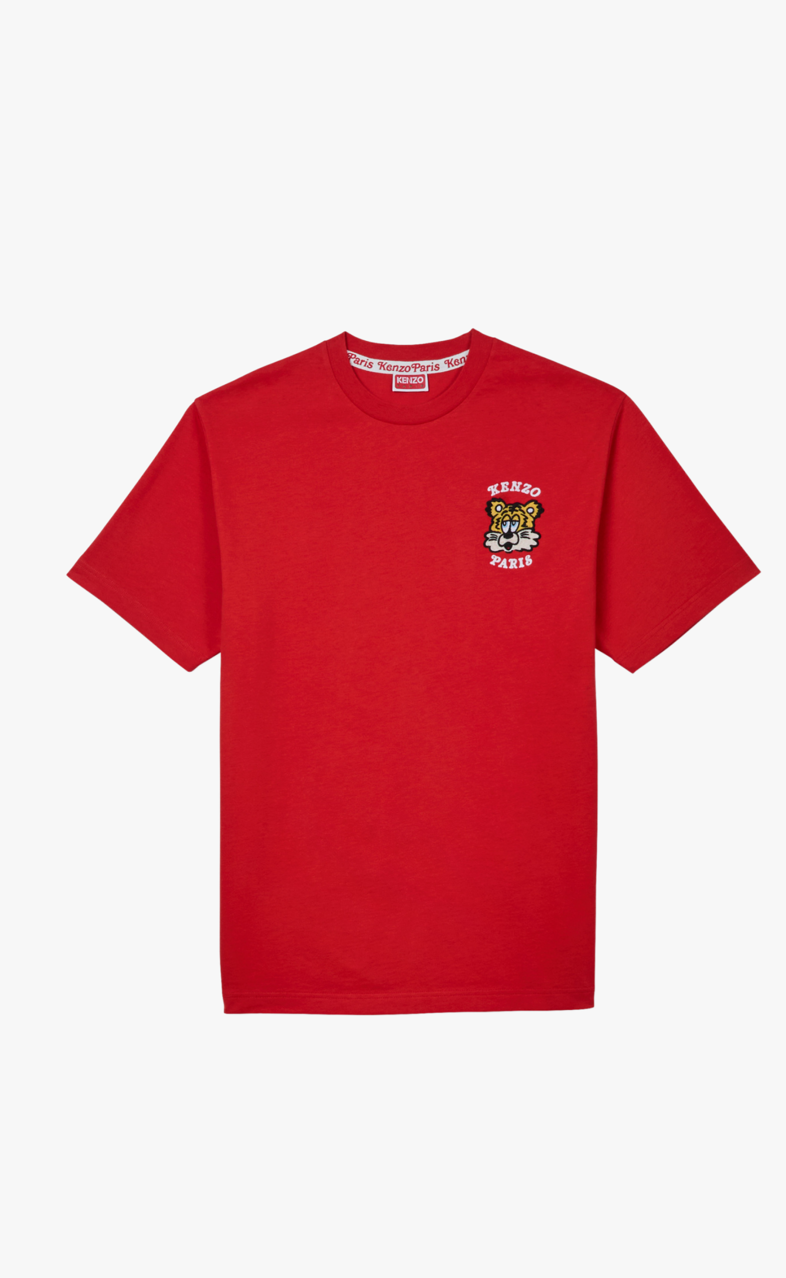 GOTS VERDY COLLECTION EMBROIDERED CLASSIC DEEP ORANGE T-SHIRT