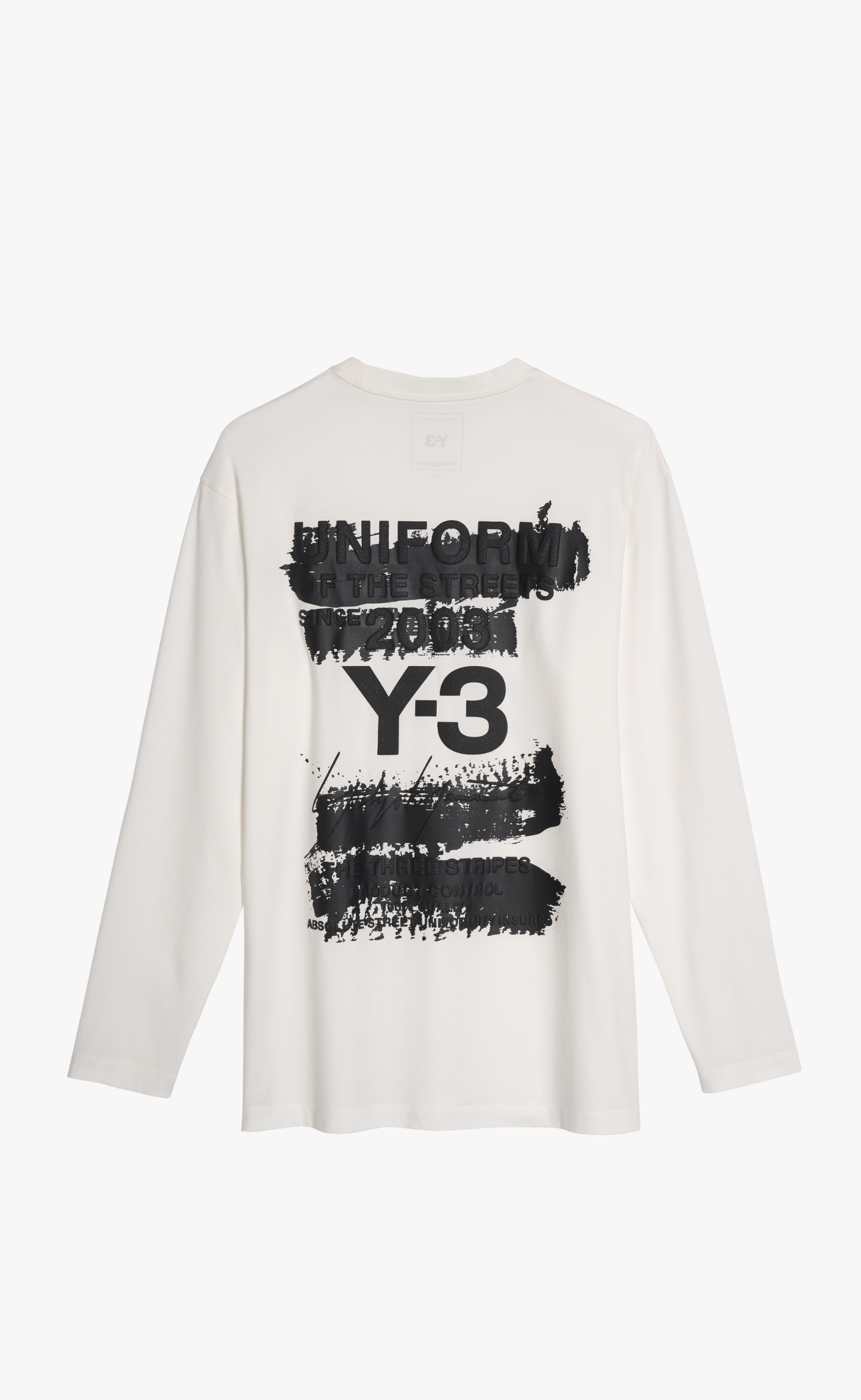 GRAPHIC LOGO WHITE LONGSLEEVE