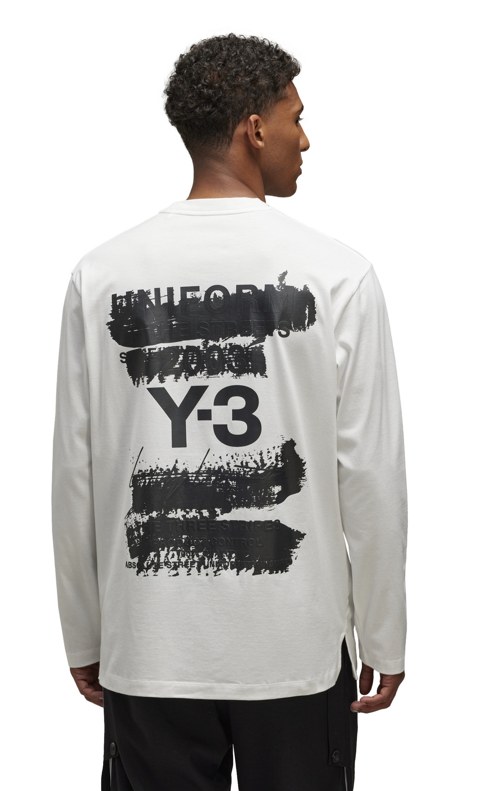 GRAPHIC LOGO WHITE LONGSLEEVE