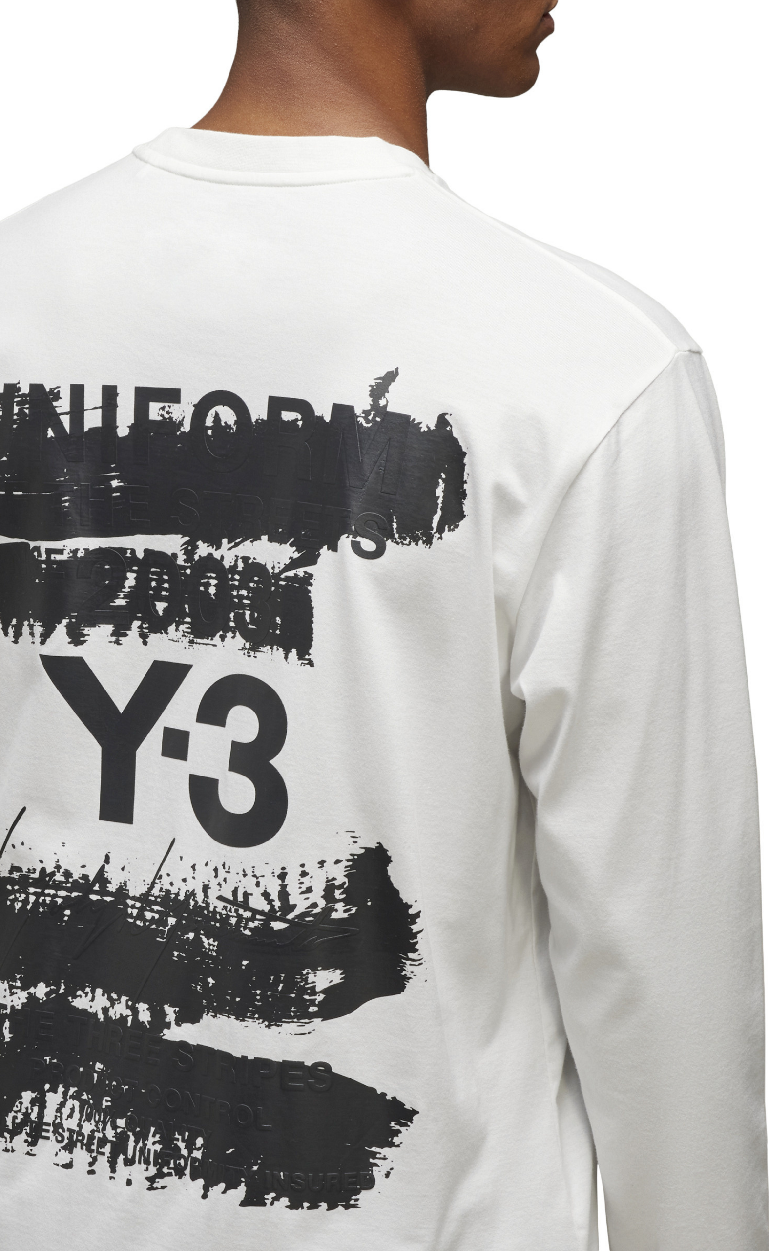 GRAPHIC LOGO WHITE LONGSLEEVE