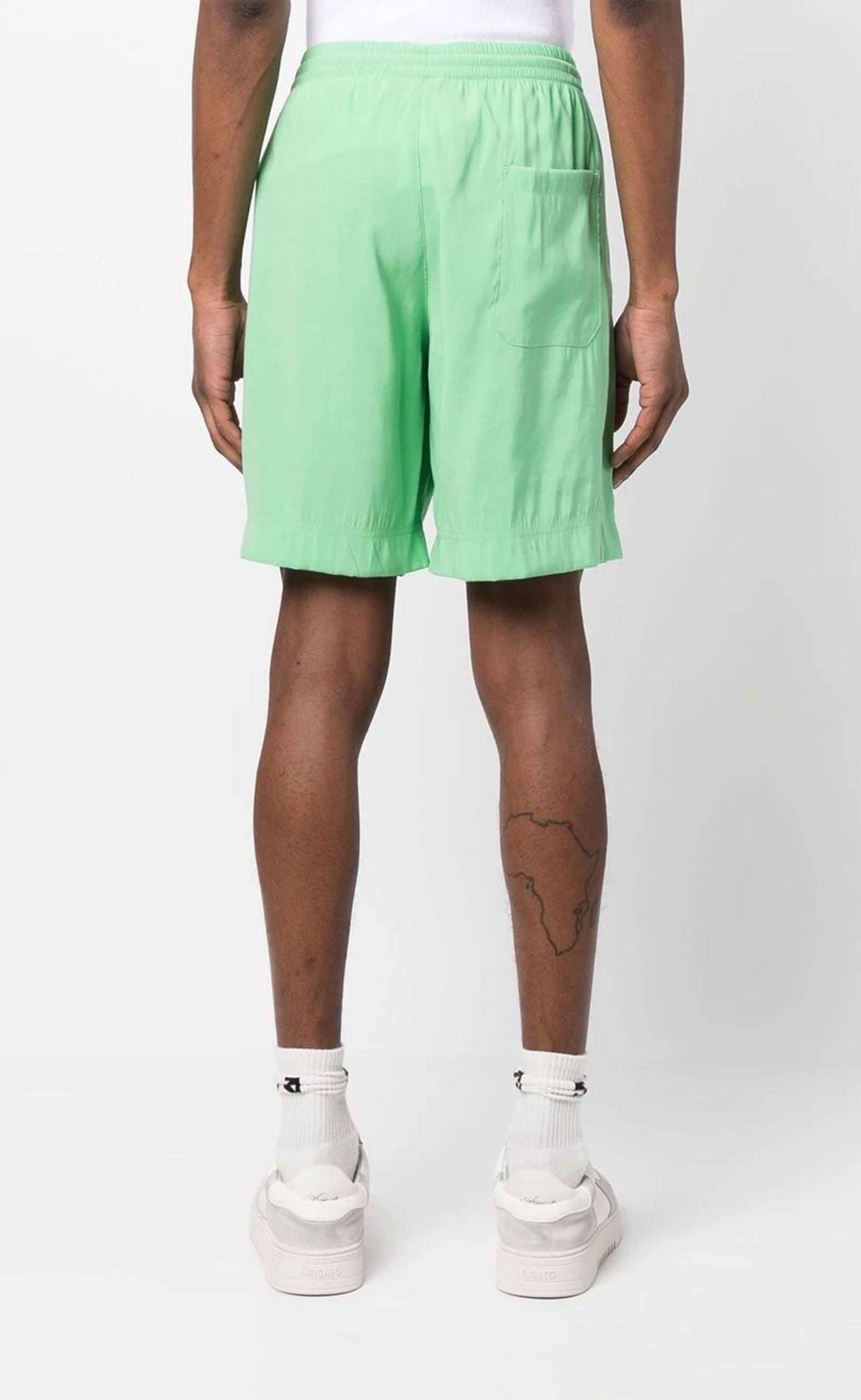 GREEN BERMUDA SHORTS