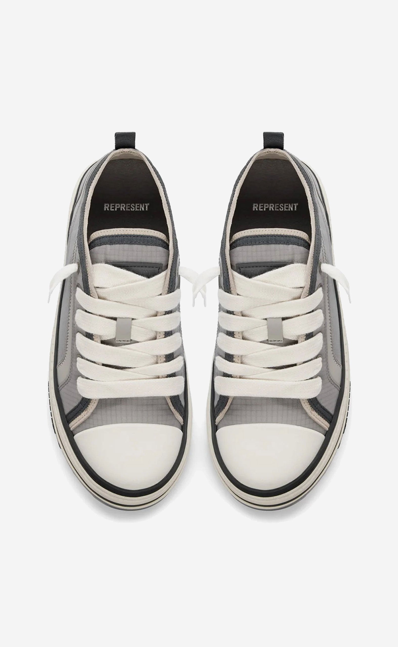 GREY IRON ALPHA X LOW SNEAKERS
