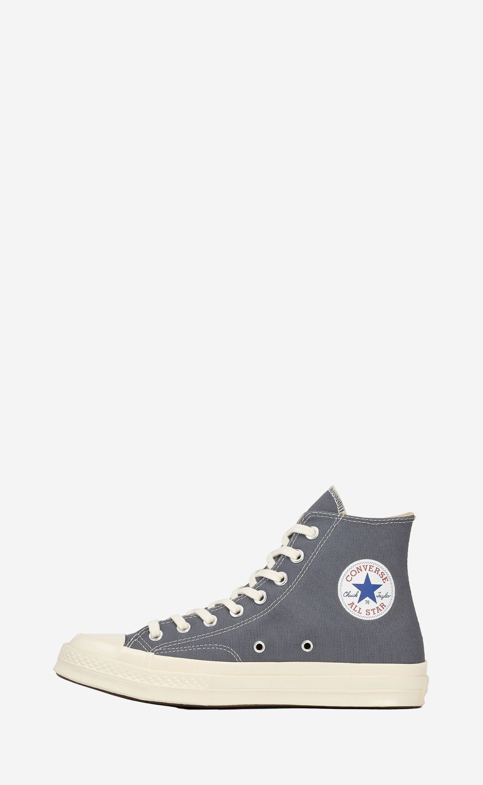 CONVERSE BLACK HEART GREY CHUCK 70 HIGH SNEAKER