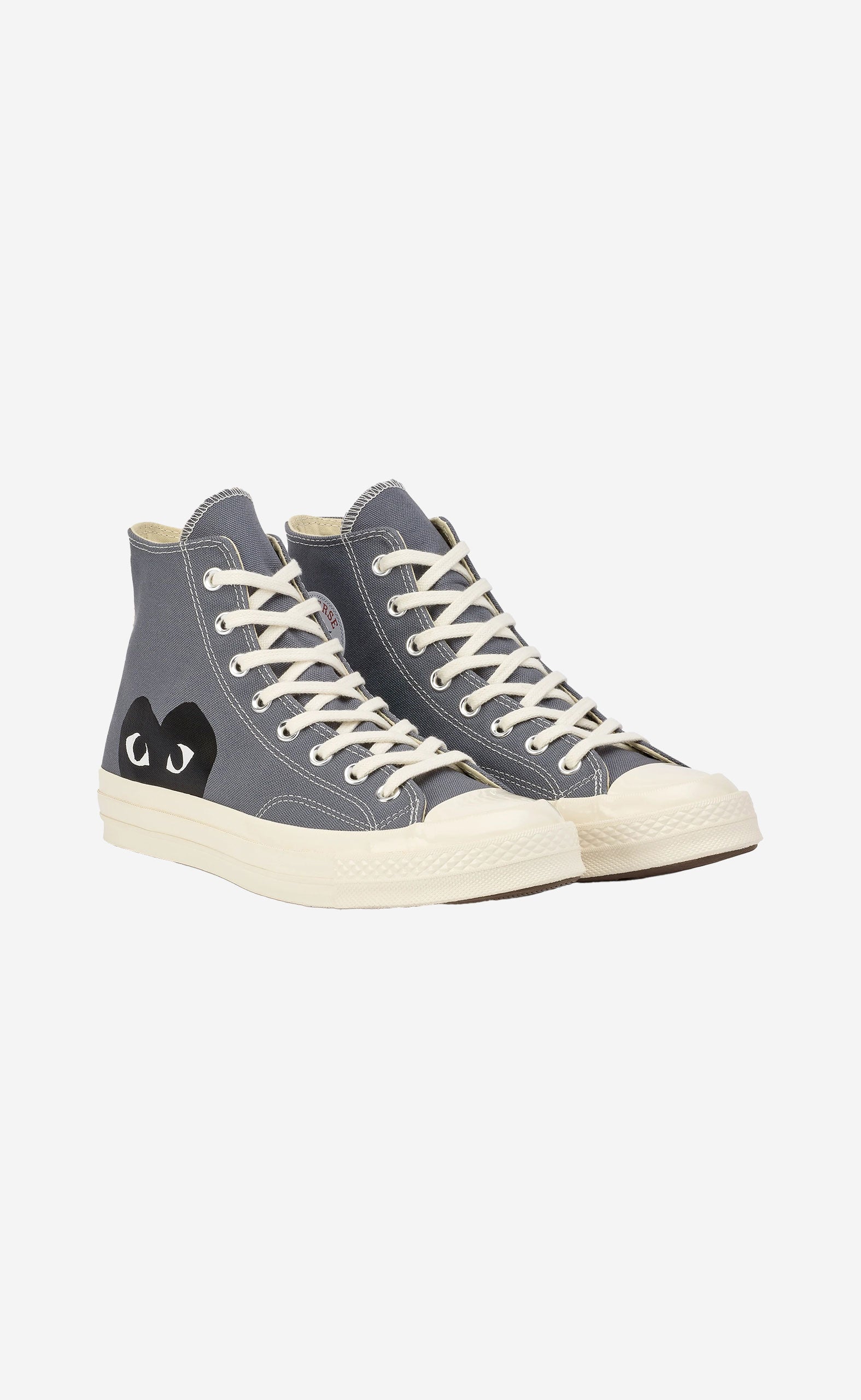 CONVERSE BLACK HEART GREY CHUCK 70 HIGH SNEAKER