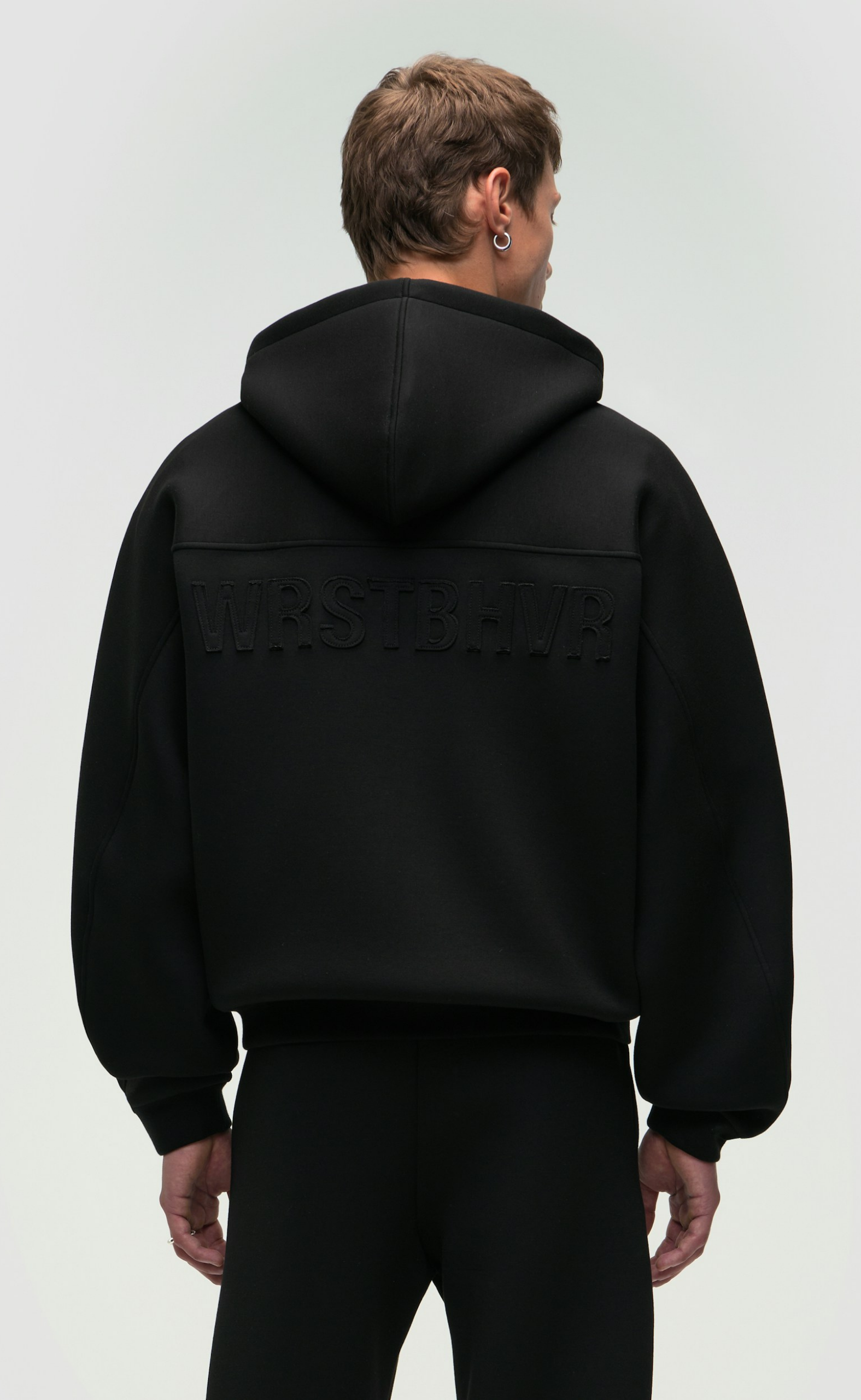 GRUVEN V2 ZIP BLACK HOODIE
