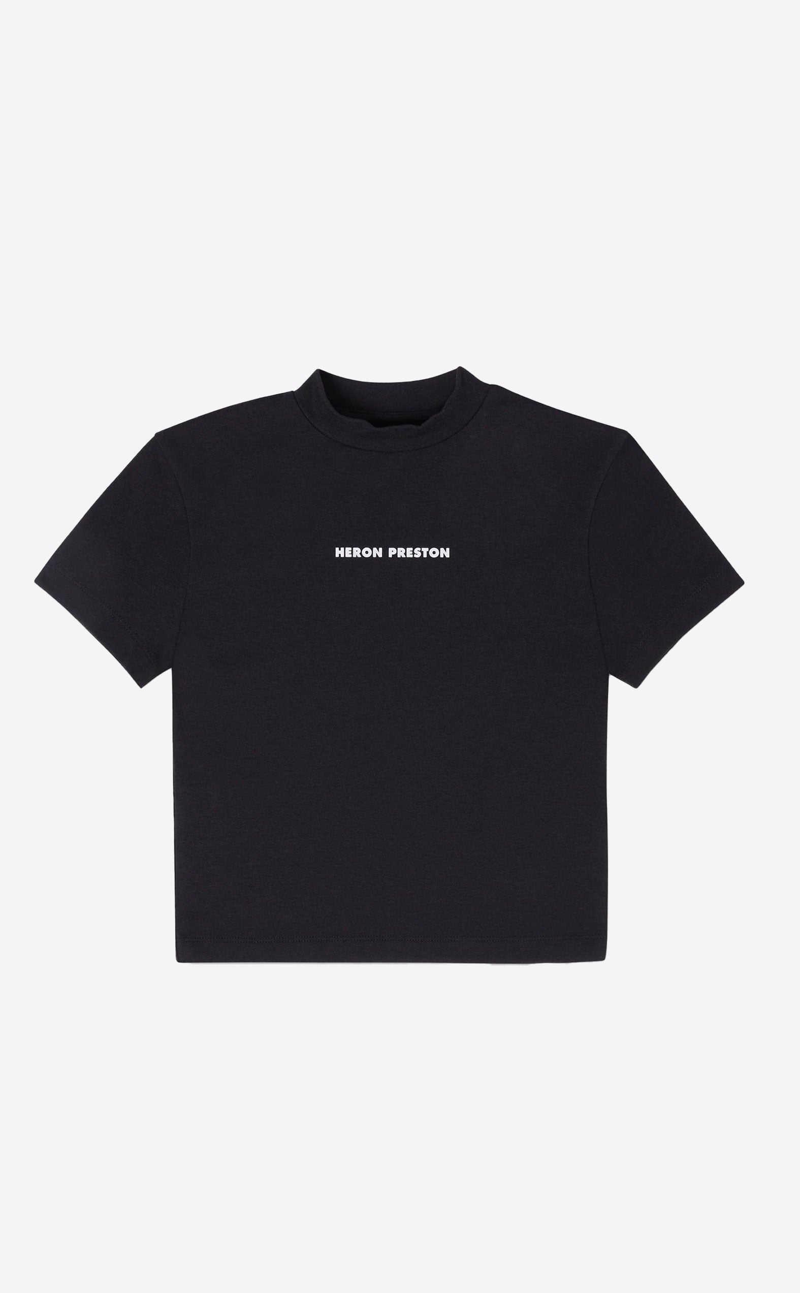 HERON PRESTON SS BABY TEE BLACK WHITE