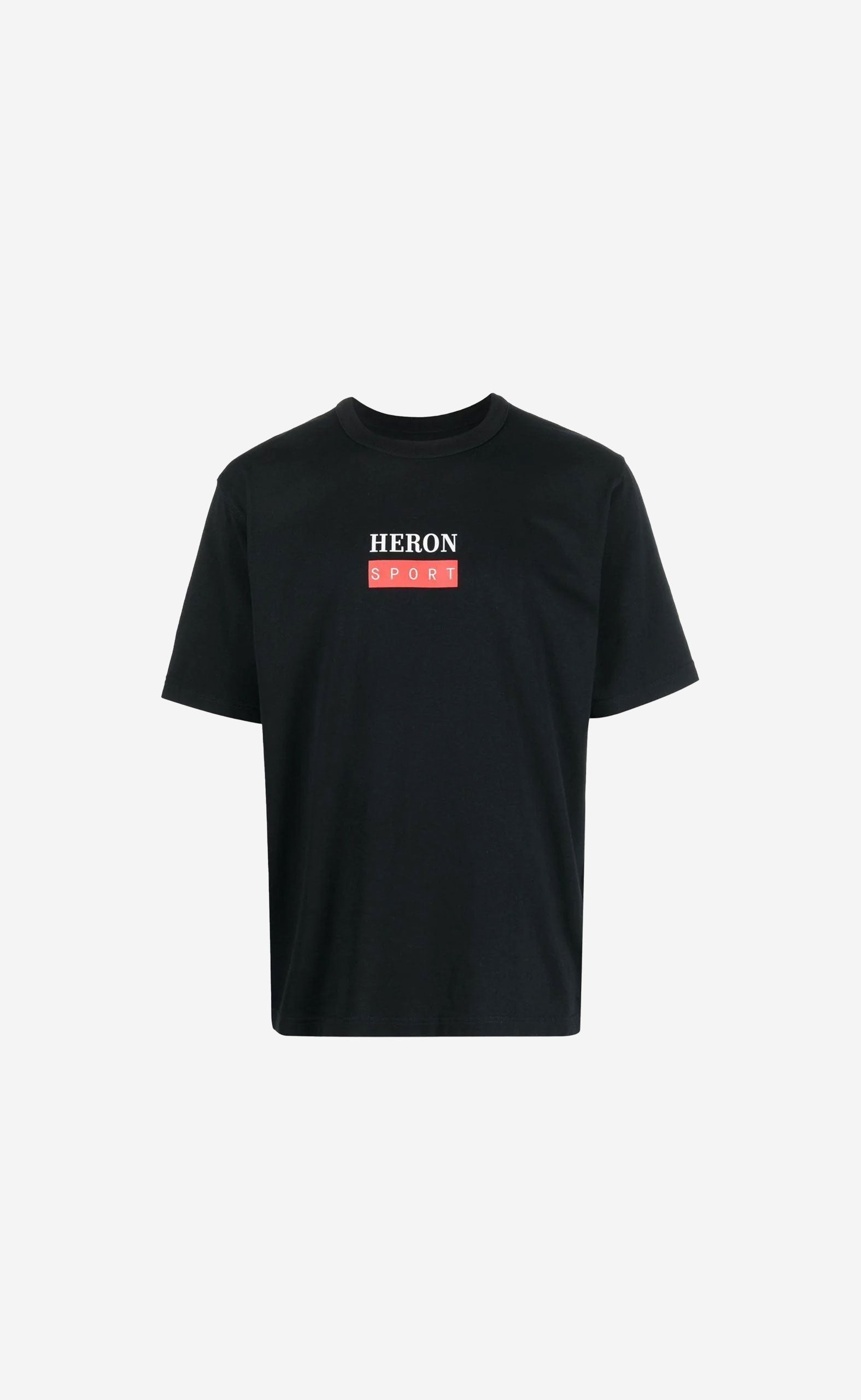 HERON SPORT SS TEE BLACK RED