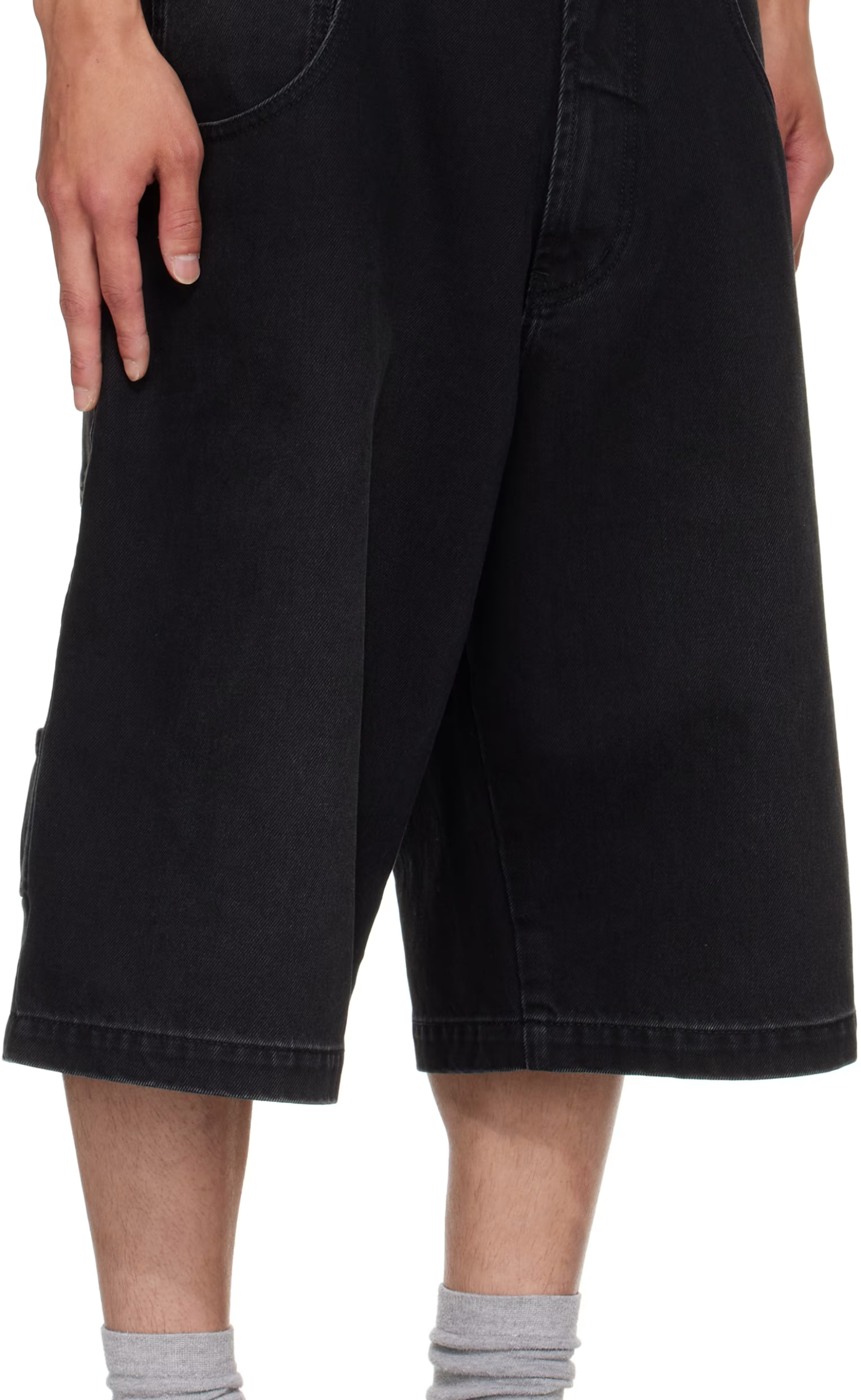 HIP-HOP VINTAGE BLACK SHORTS