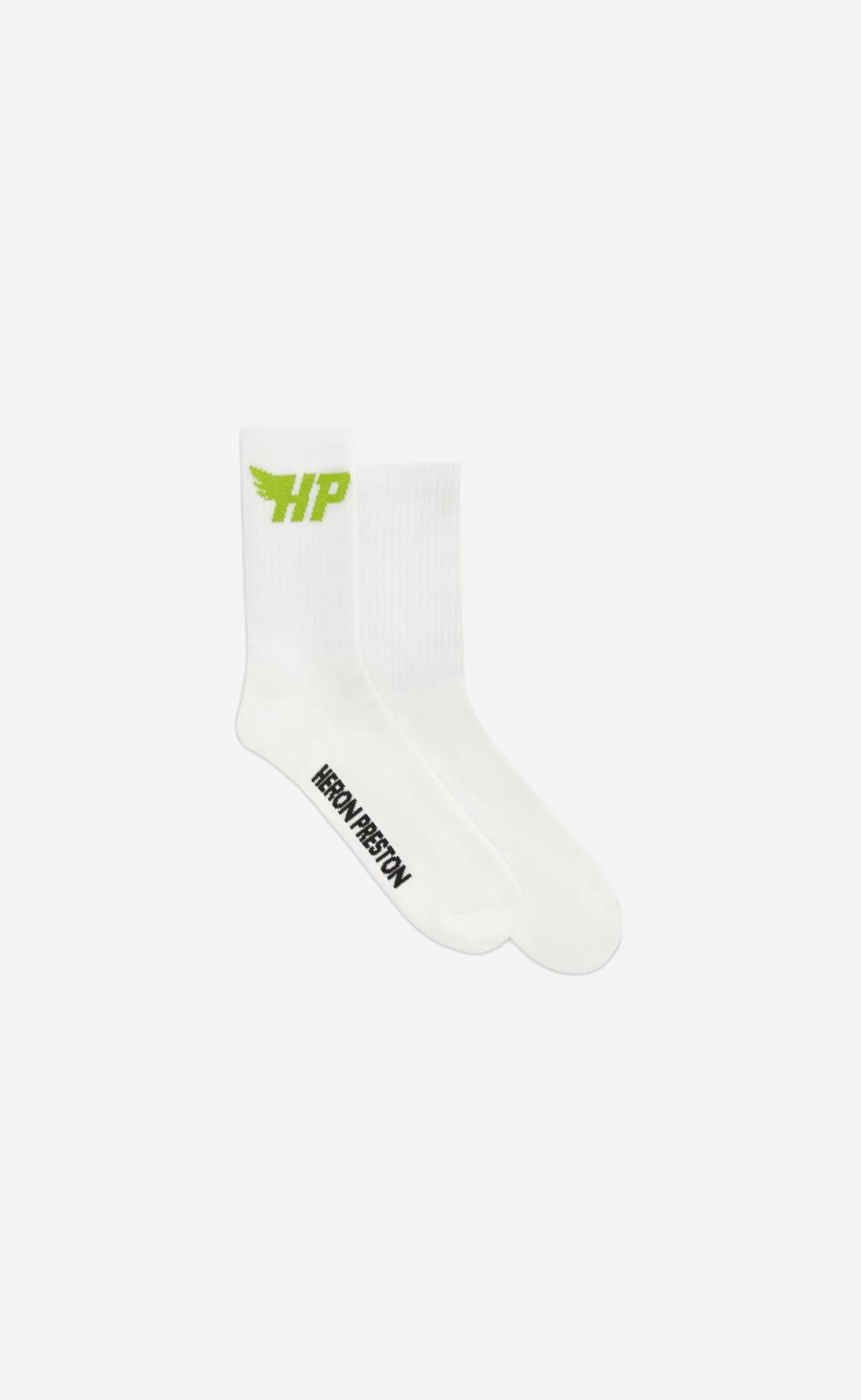 HP FLY LONG SOCKS WHITE GREEN