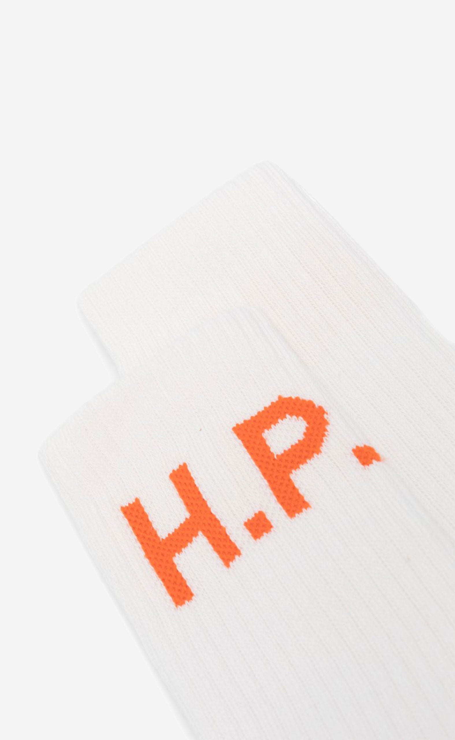 HP LONG SOCKS WHITE ORANGE