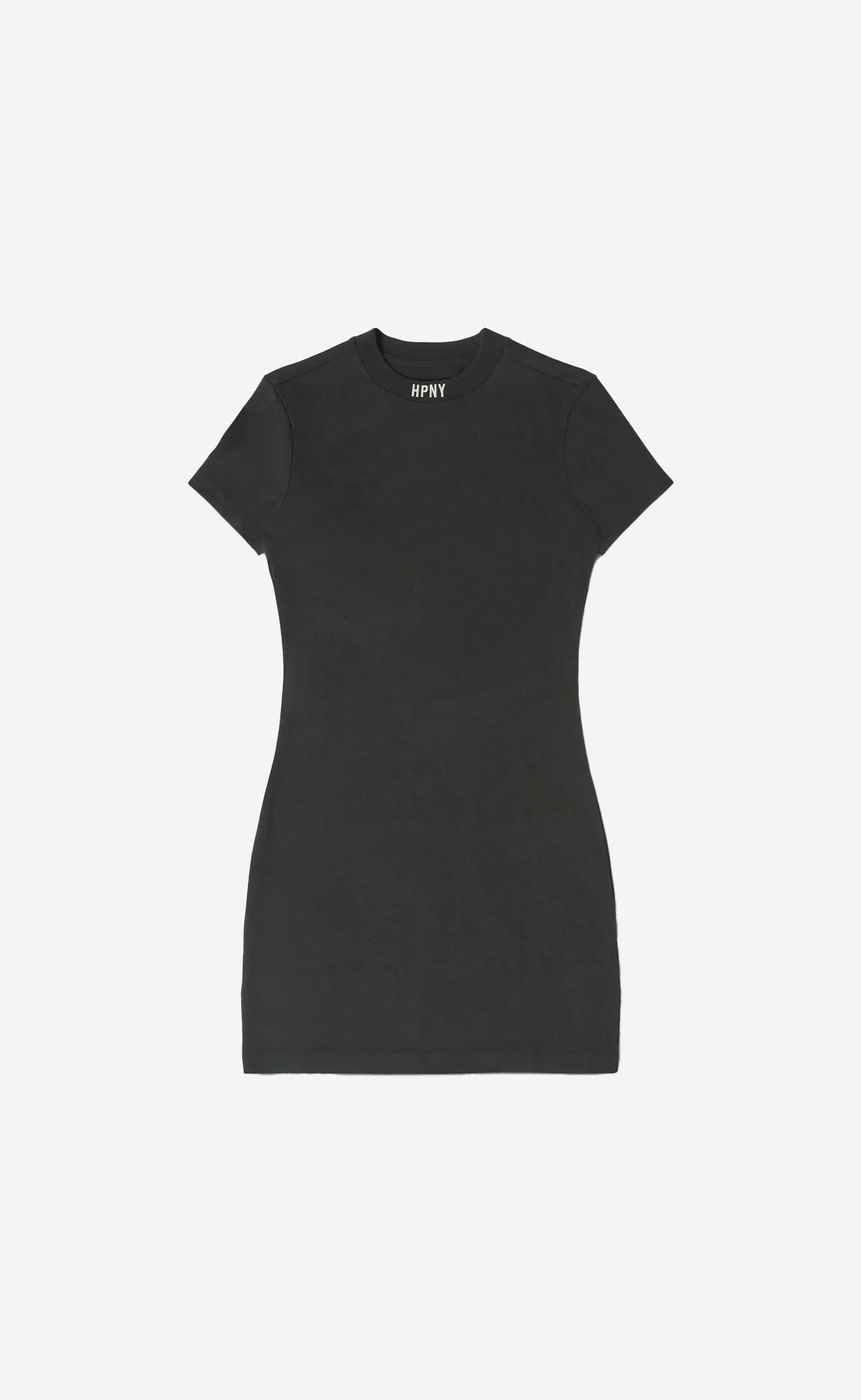 HPNY EMB SS DRESS BLACK WHITE
