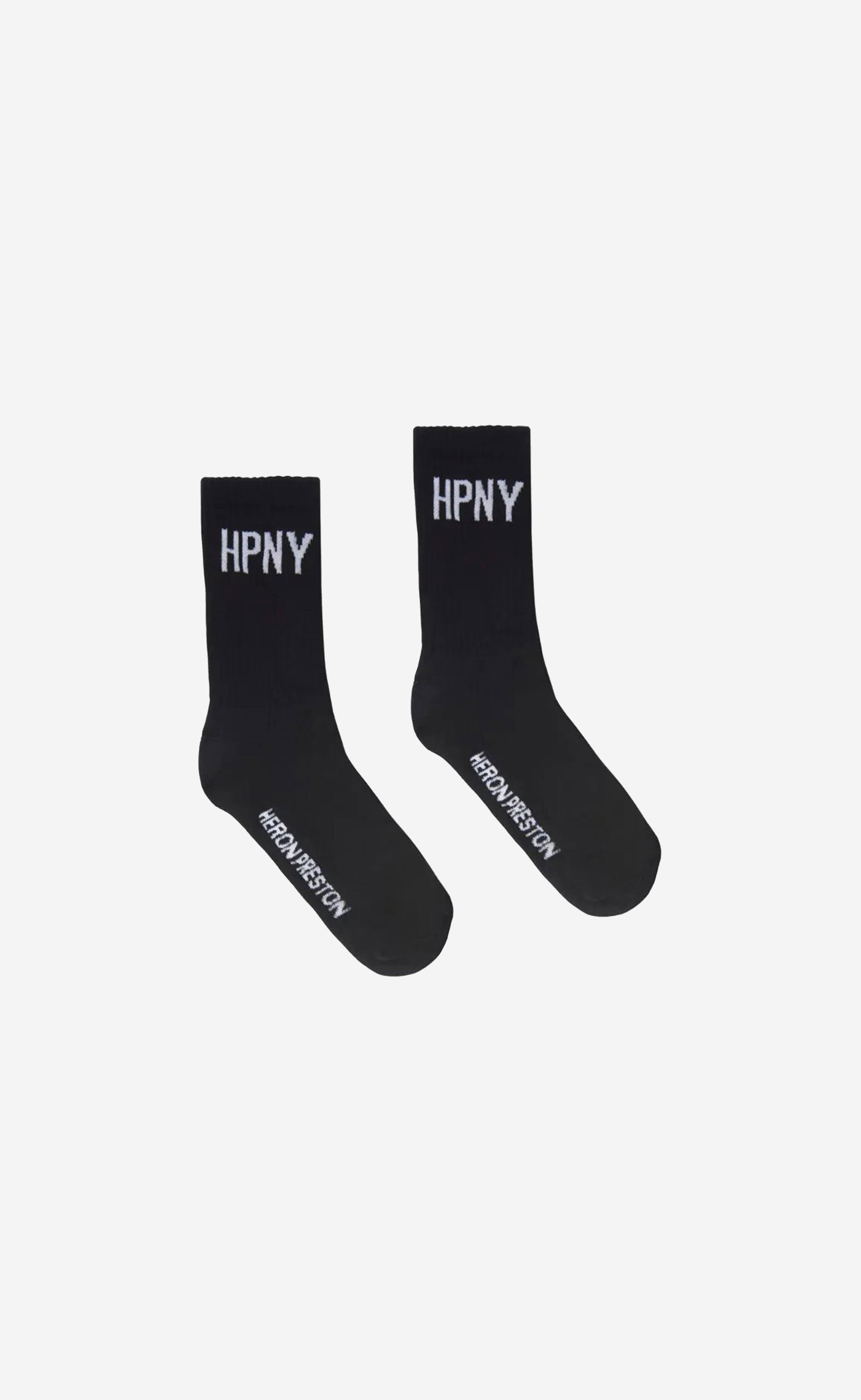 HPNY LONG SOCKS BLACK WHITE