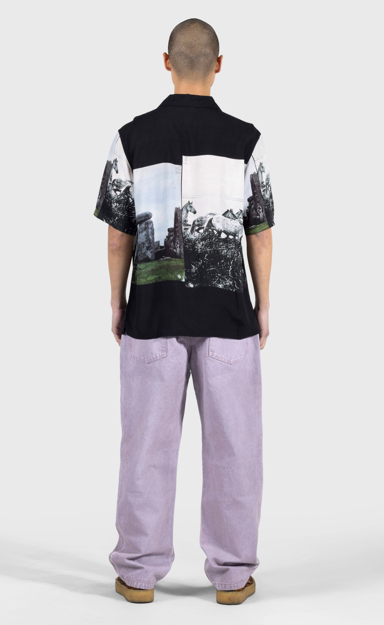 IMPACT DOUBLE KNEE MAUVE JEANS