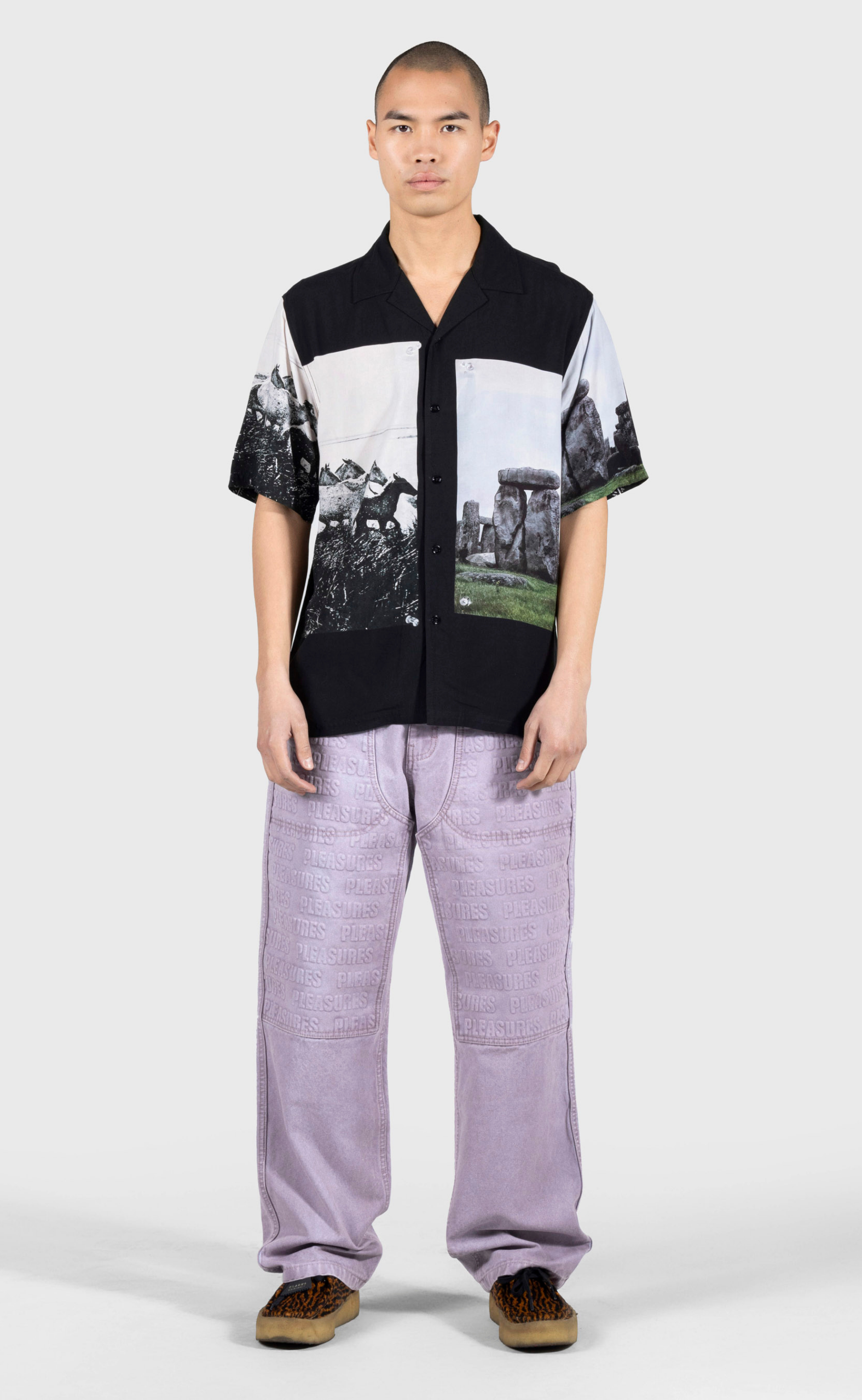 IMPACT DOUBLE KNEE MAUVE JEANS