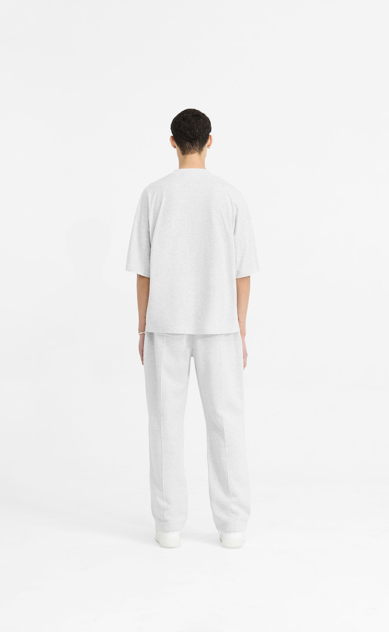 INITIAL ICE GREY MARL SWEATPANTS