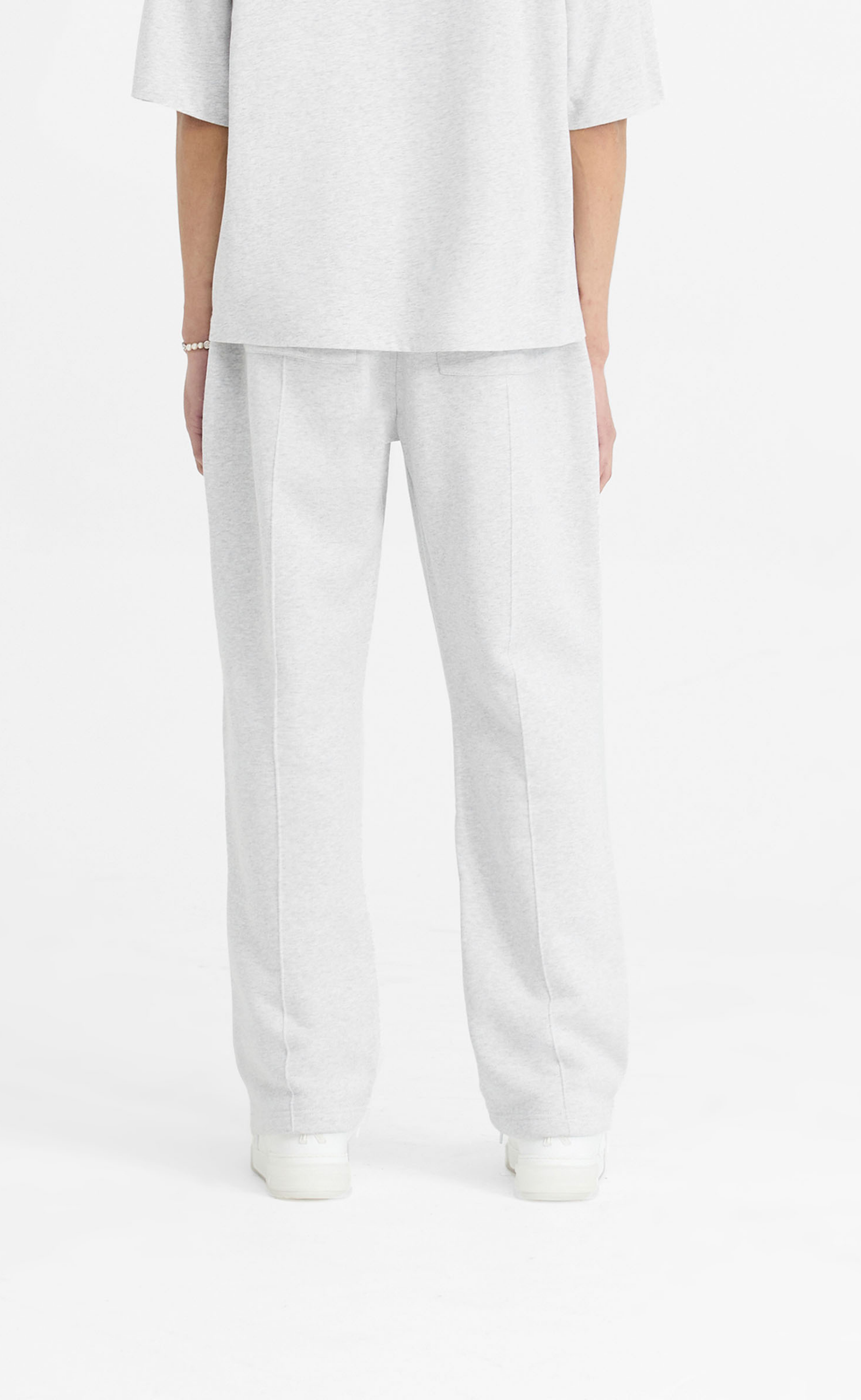 INITIAL ICE GREY MARL SWEATPANTS