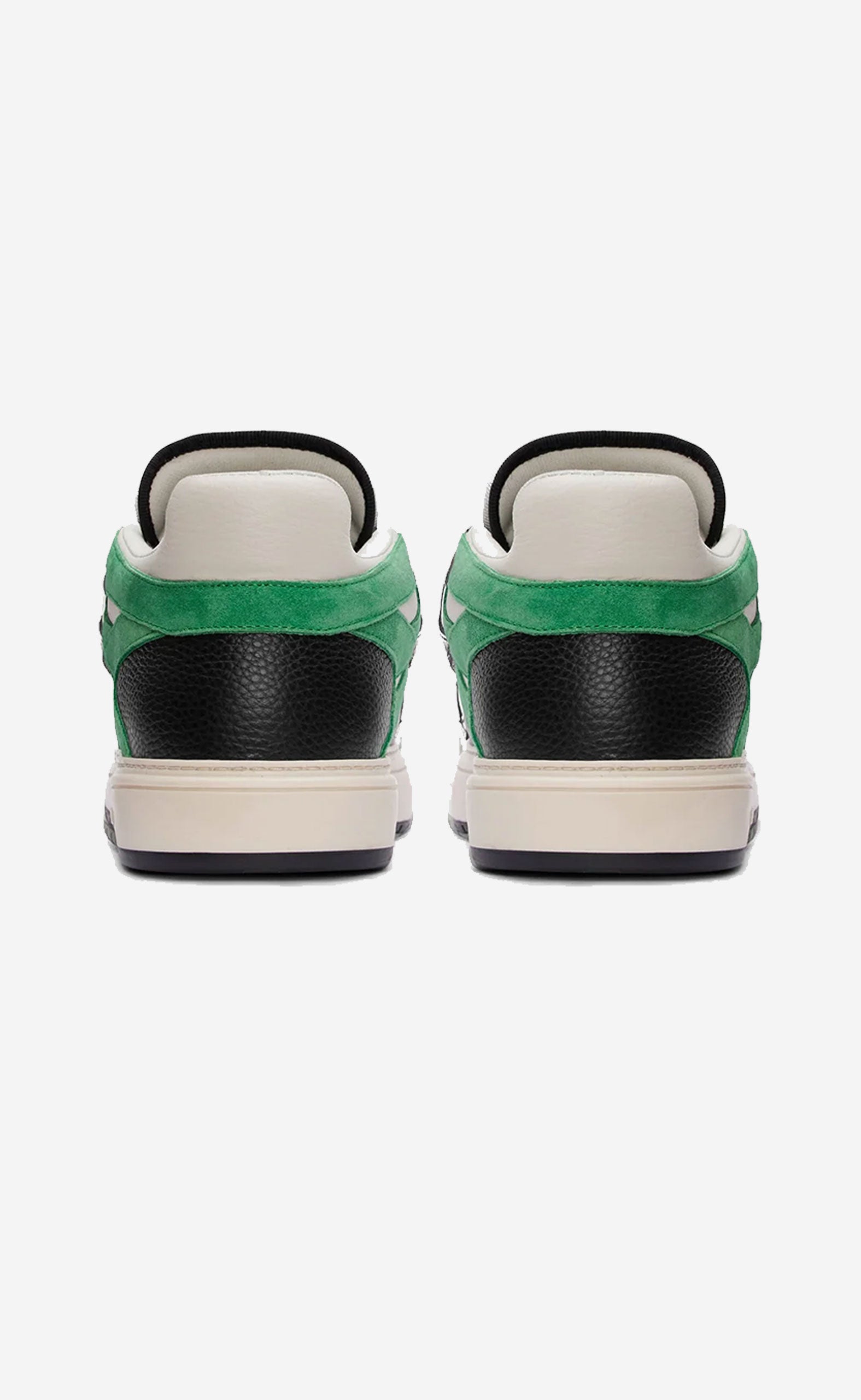 ISLAND GREEN VINTAGE WHITE BLACK REPTOR SNEAKERS