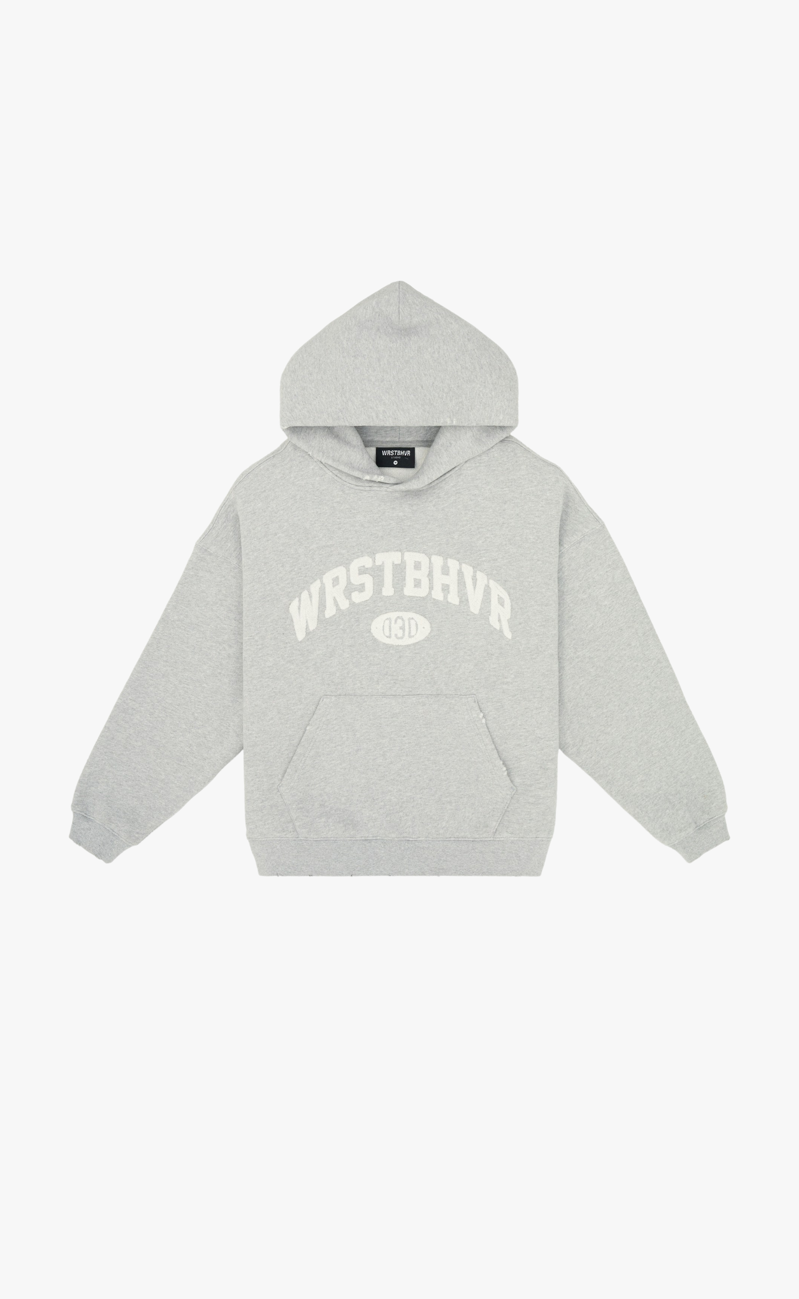 JESSE V2 GREY MELANGE HOODIE