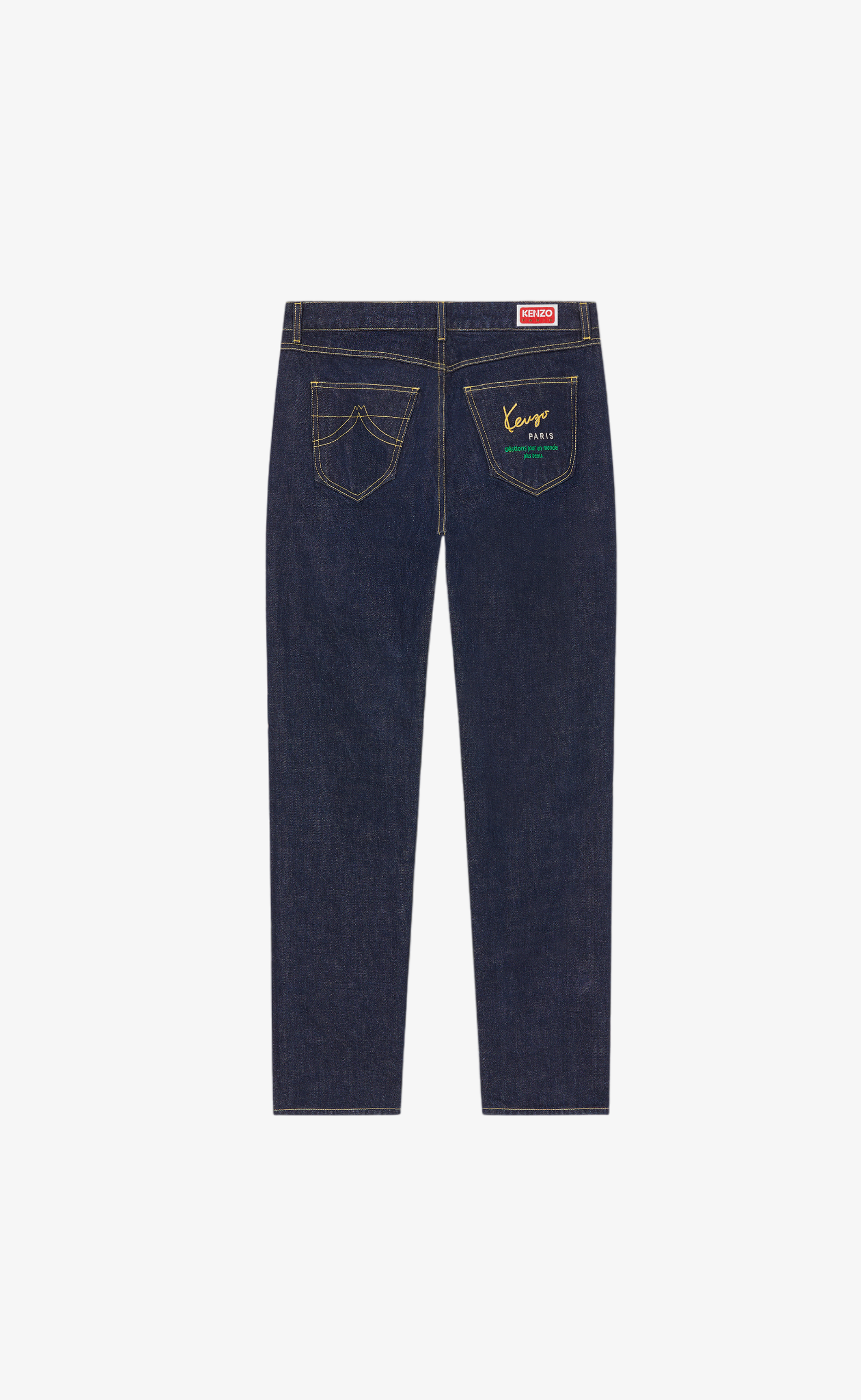 K CREATIONS BARA SLIM FIT BLUE DENIM JEANS