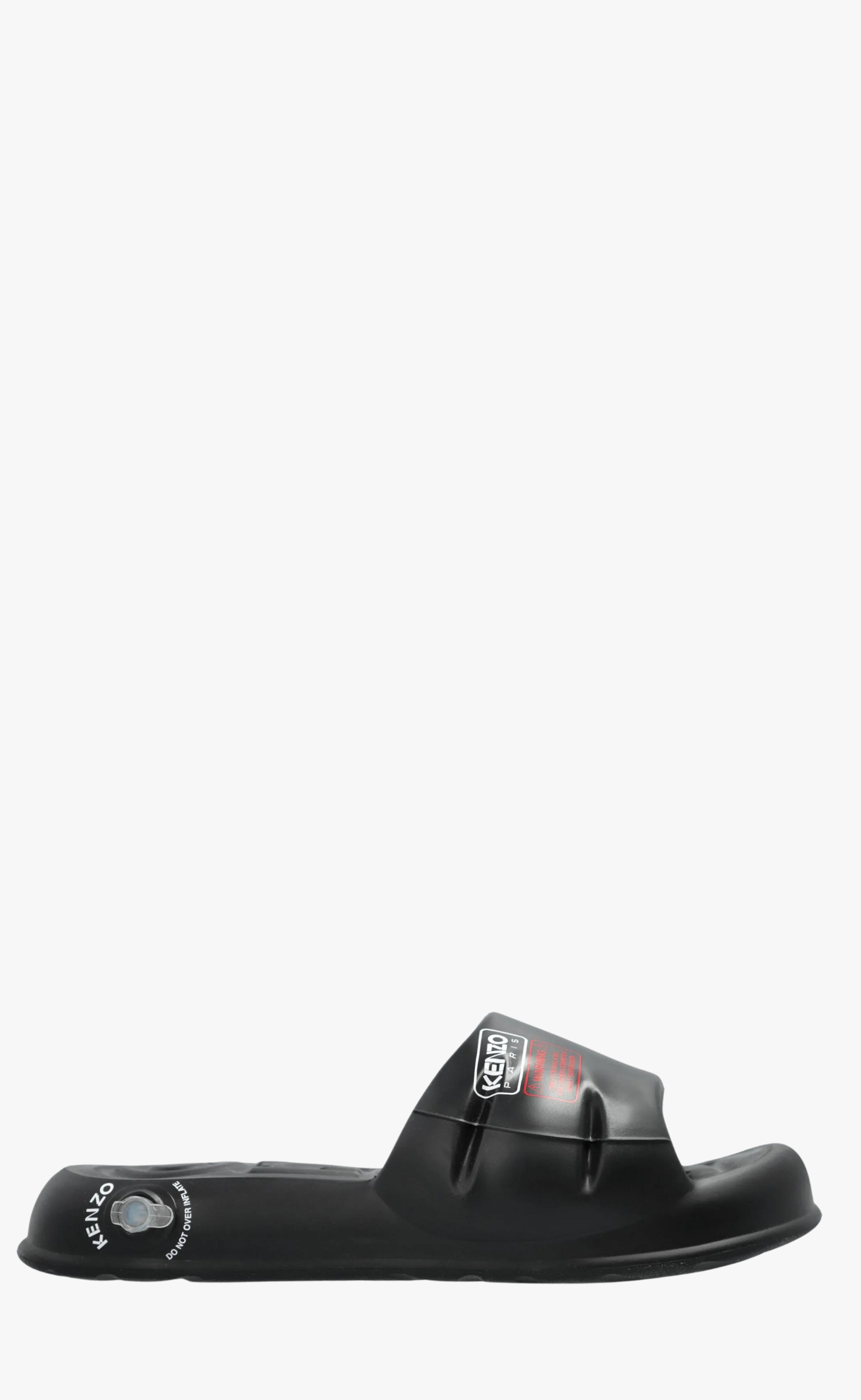 KENZO-SPLASH SLIDES BLACK SLIPPERS
