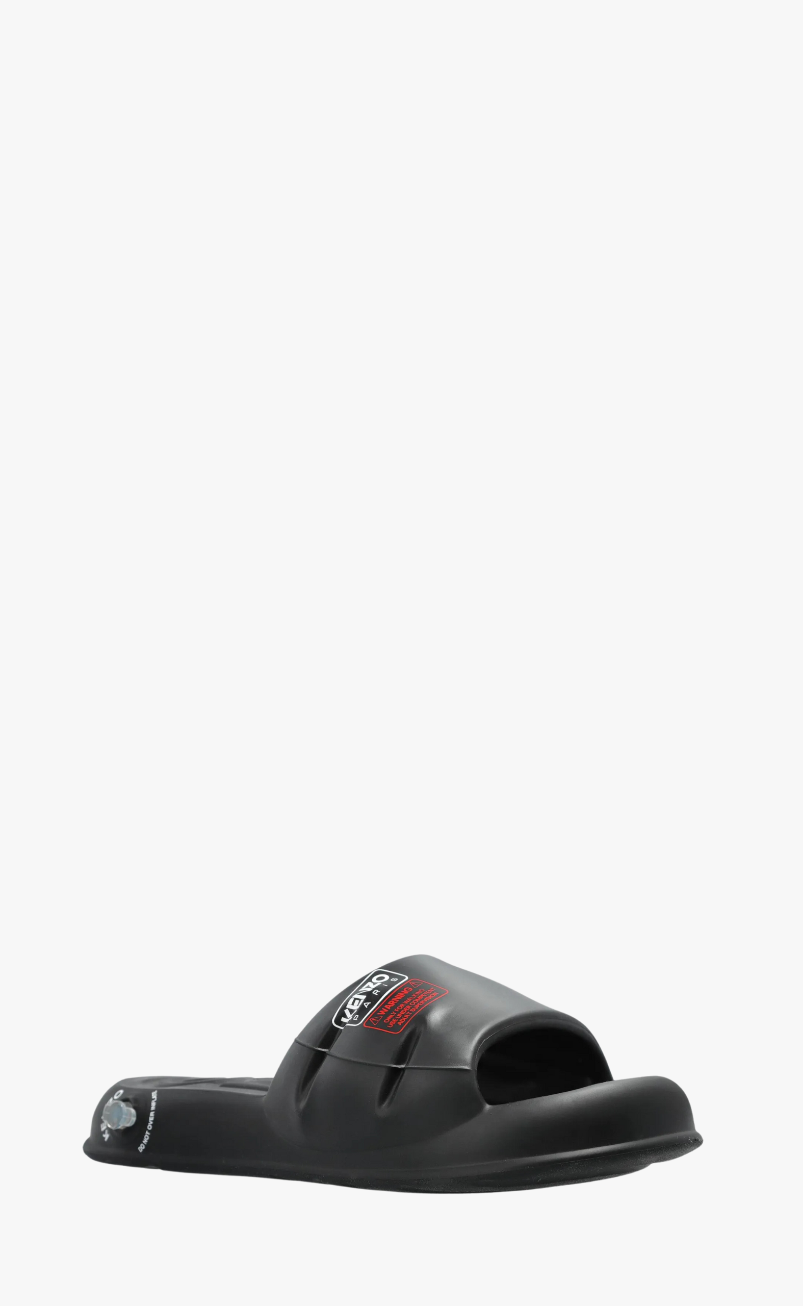 KENZO-SPLASH SLIDES BLACK SLIPPERS