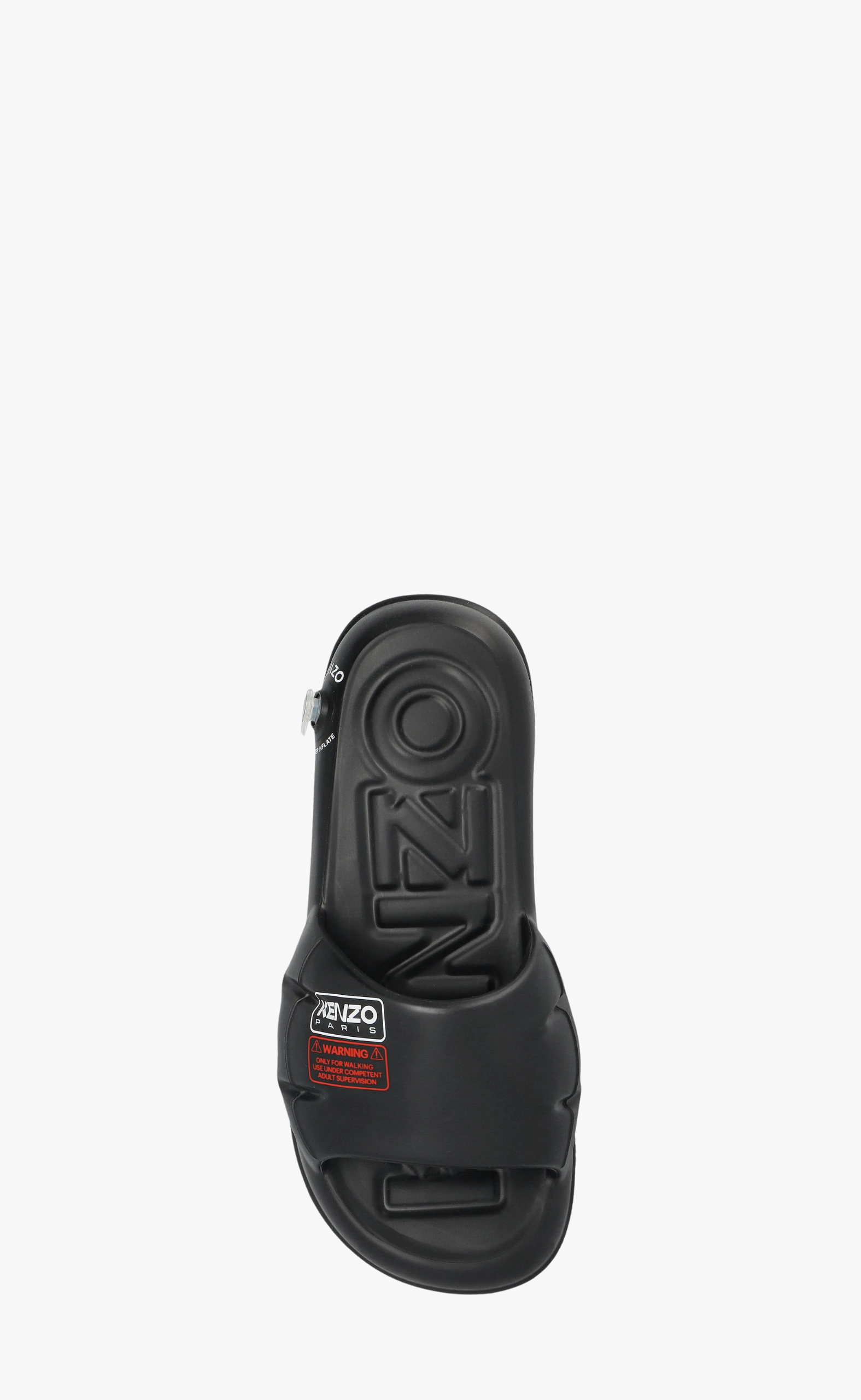 KENZO-SPLASH SLIDES BLACK SLIPPERS
