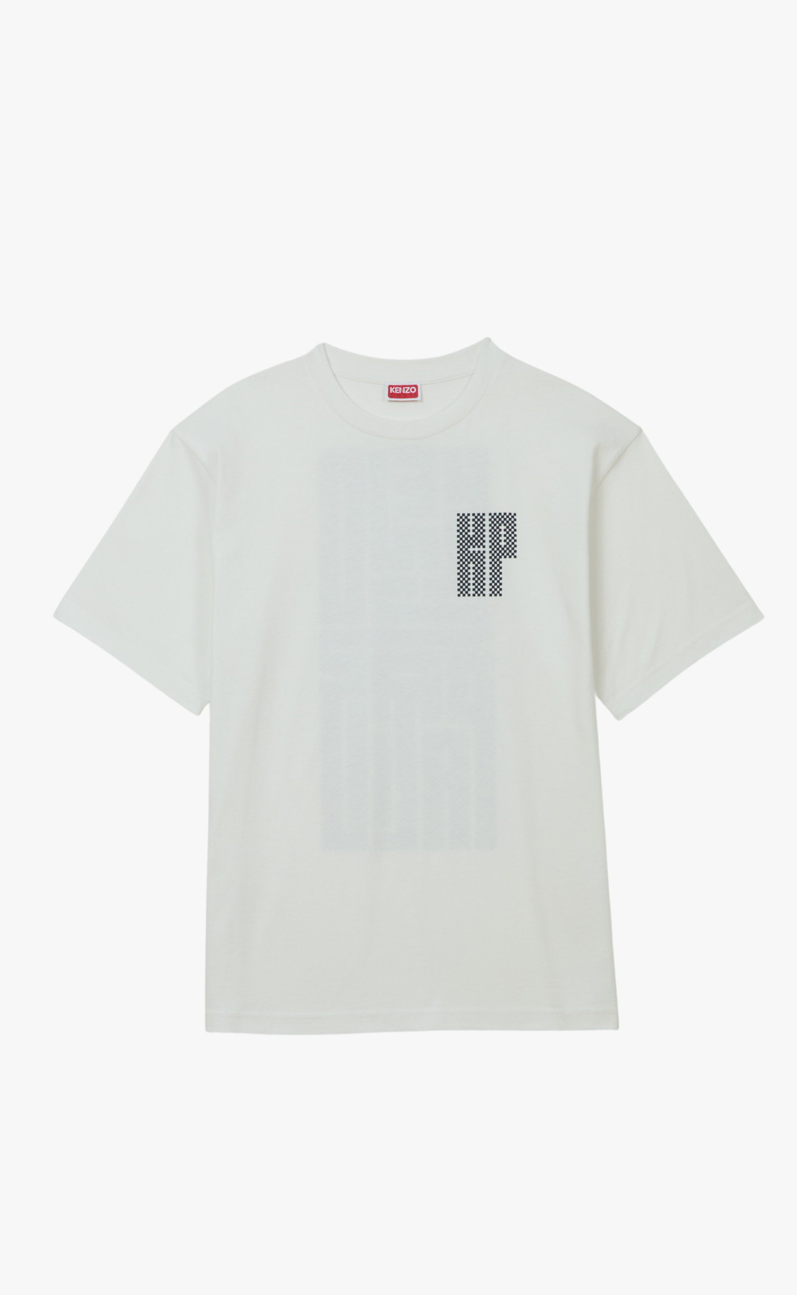 KENZO KAMON OVERSIZE OFF WHITE T-SHIRT