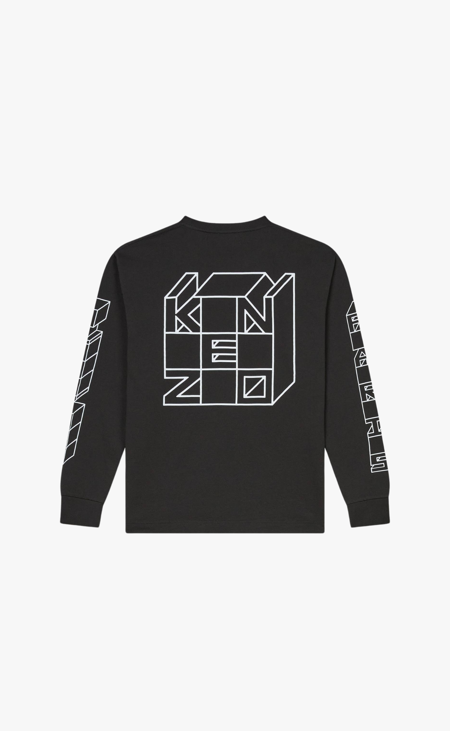 KUBE CLASSIC GOTS BLACK LONGSLEEVE