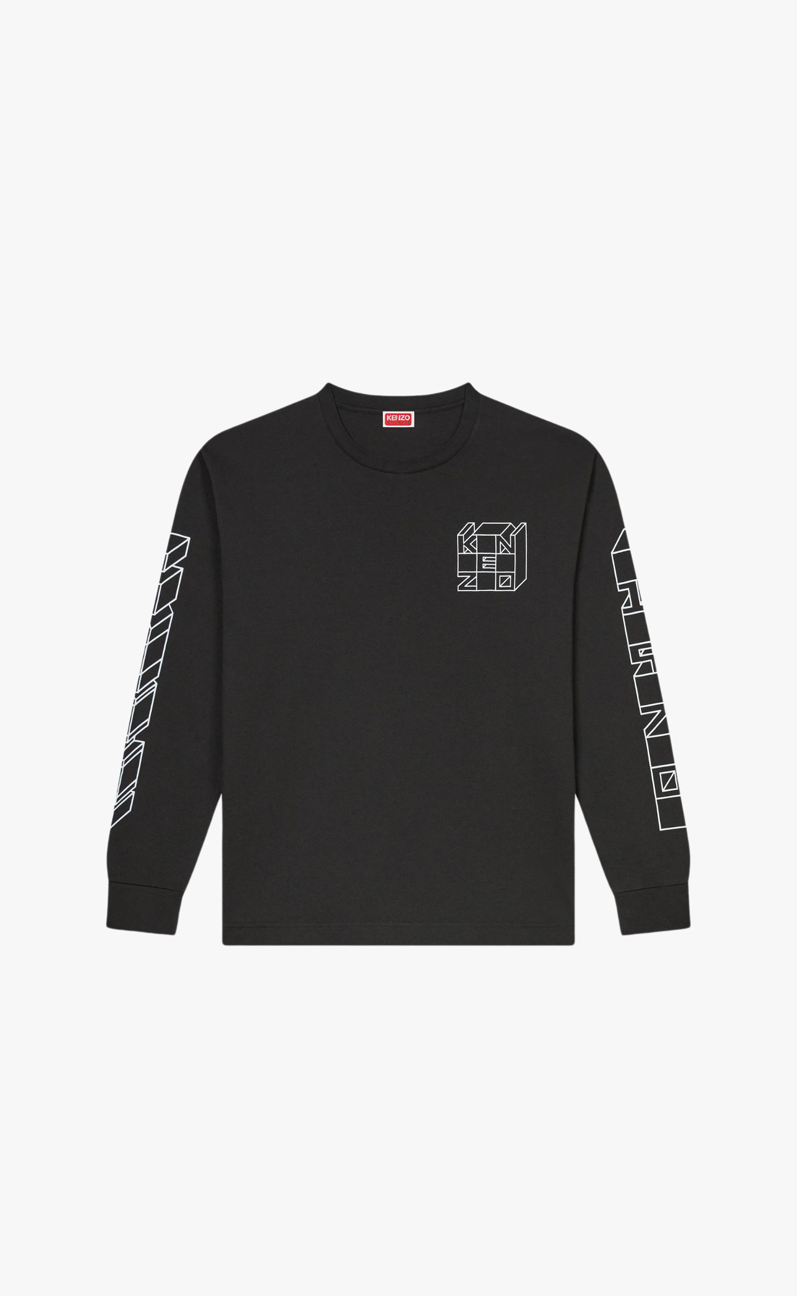 KUBE CLASSIC GOTS BLACK LONGSLEEVE