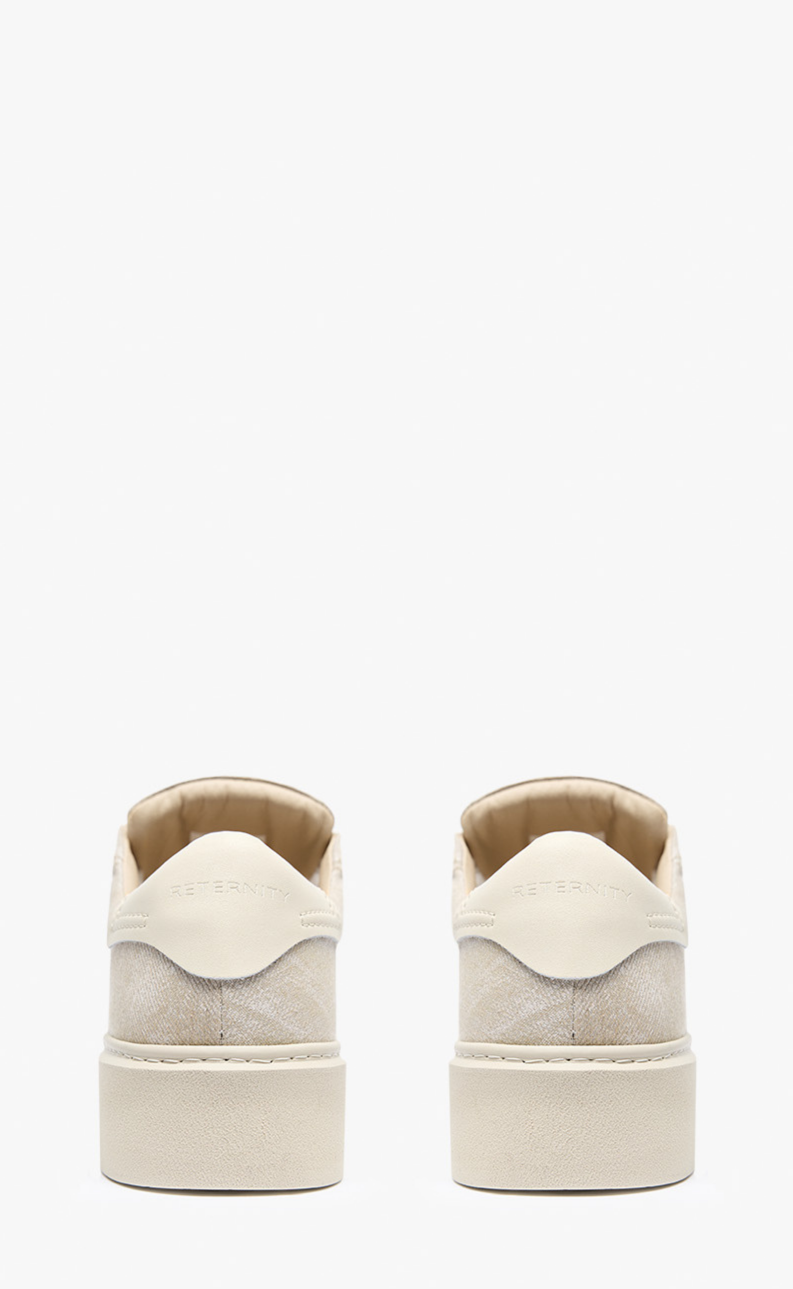 LE PROMENEUR CREAM SNEAKERS