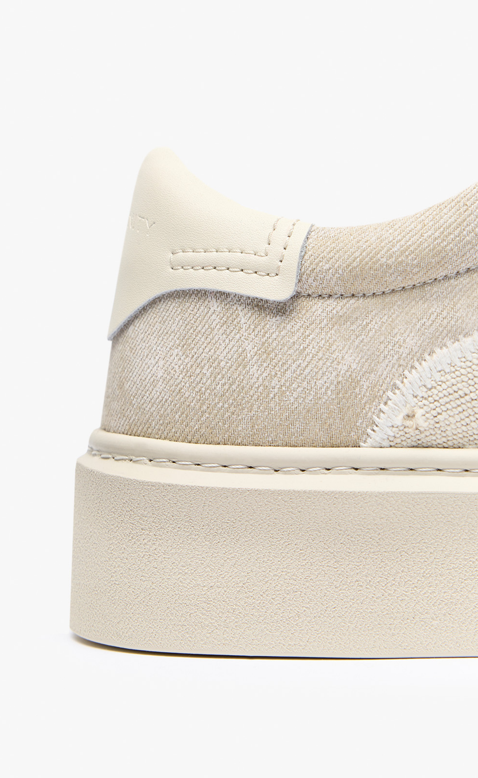 LE PROMENEUR CREAM SNEAKERS