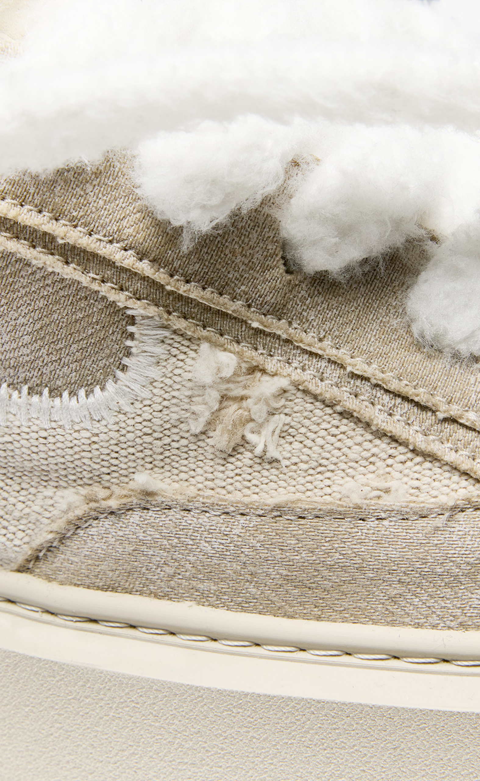 LE PROMENEUR CREAM SNEAKERS