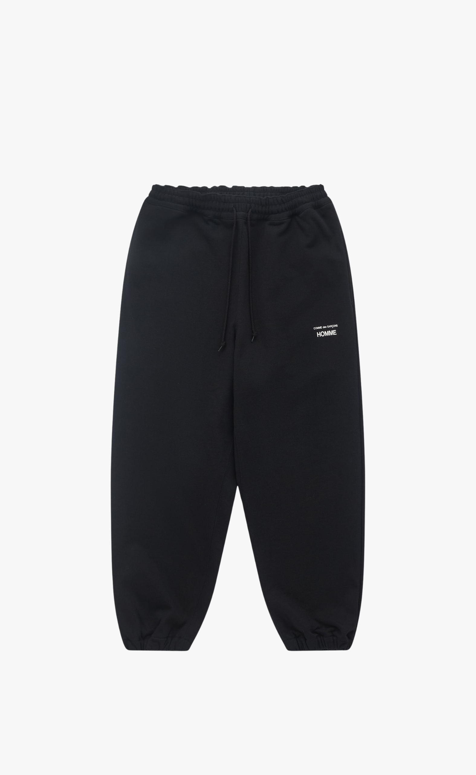 CDG HOMME LOGO BLACK SWEATPANTS