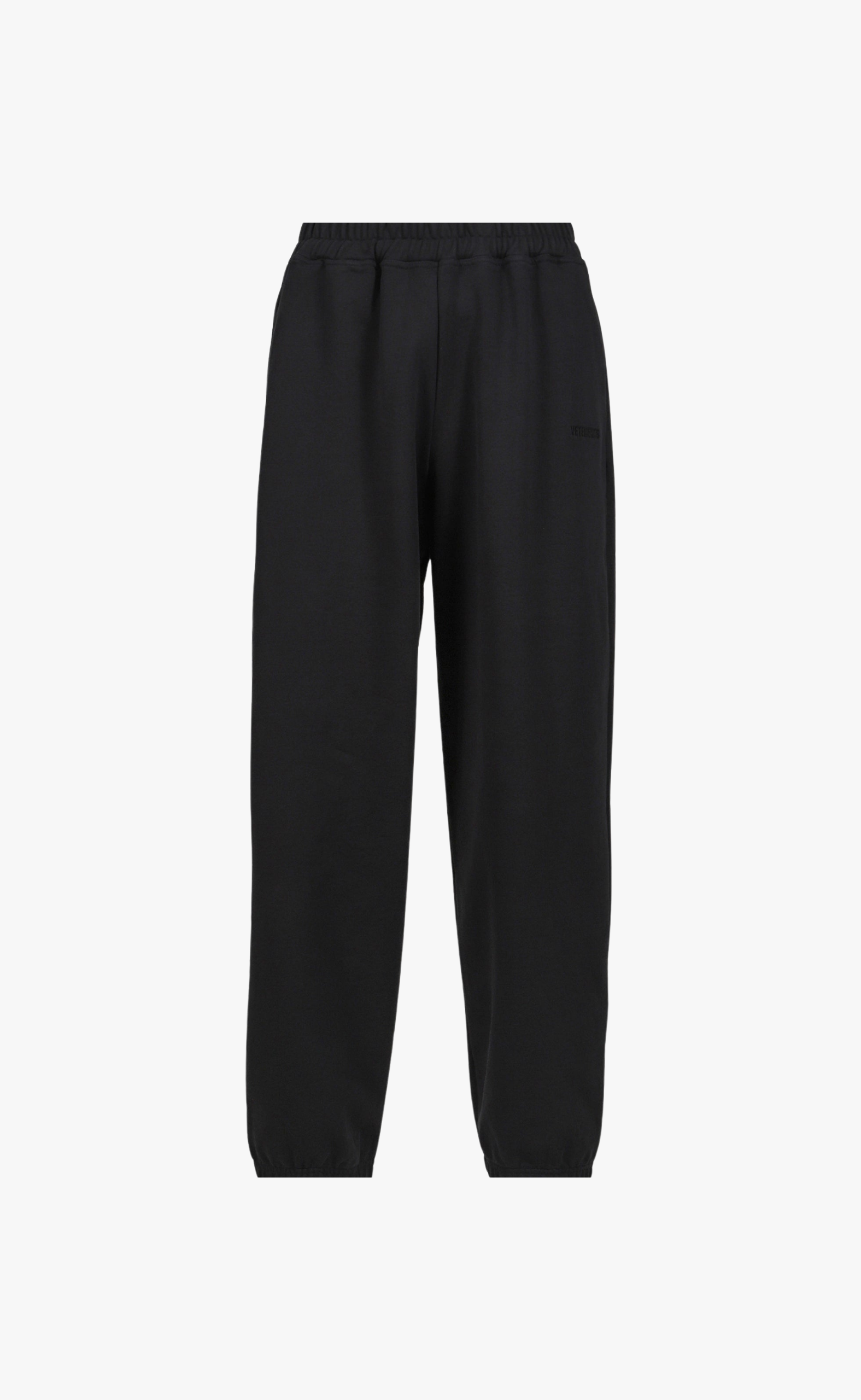 LOGO BLACK SWEATPANTS