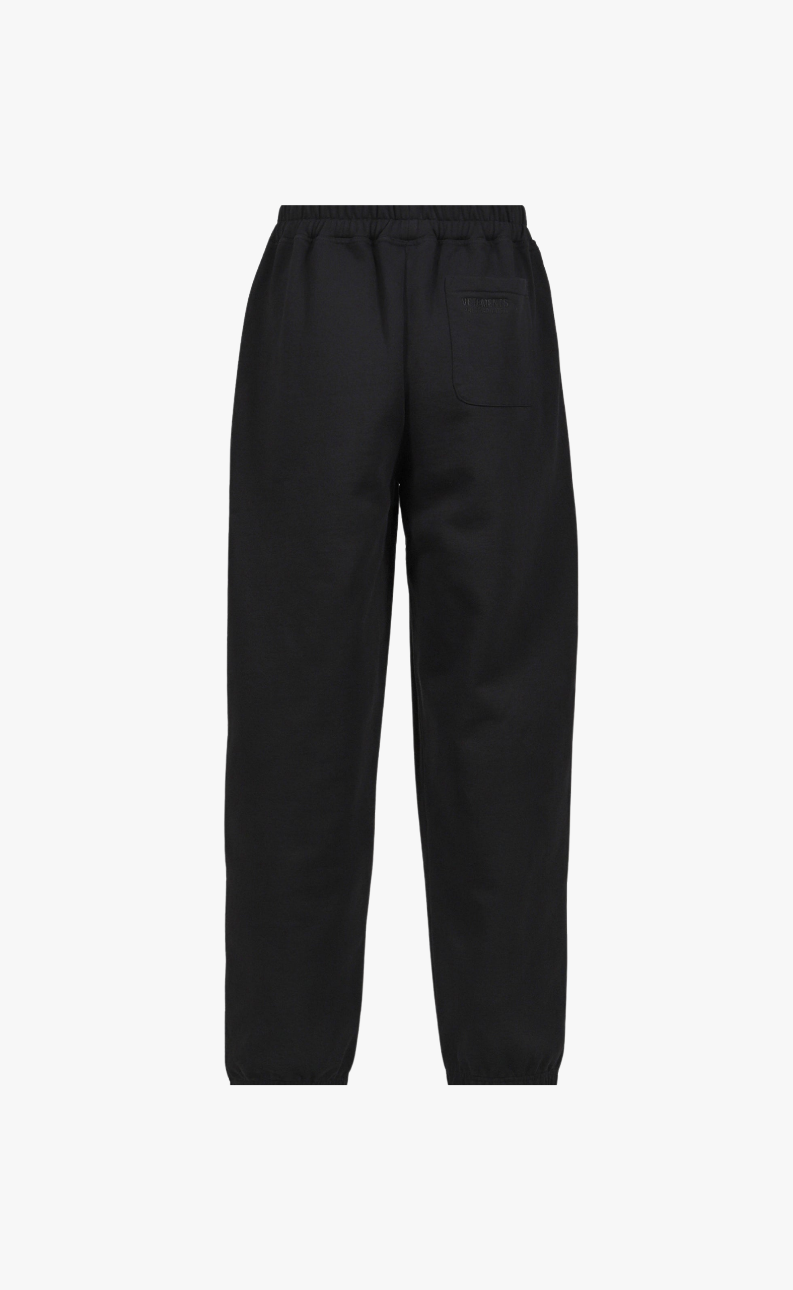 LOGO BLACK SWEATPANTS