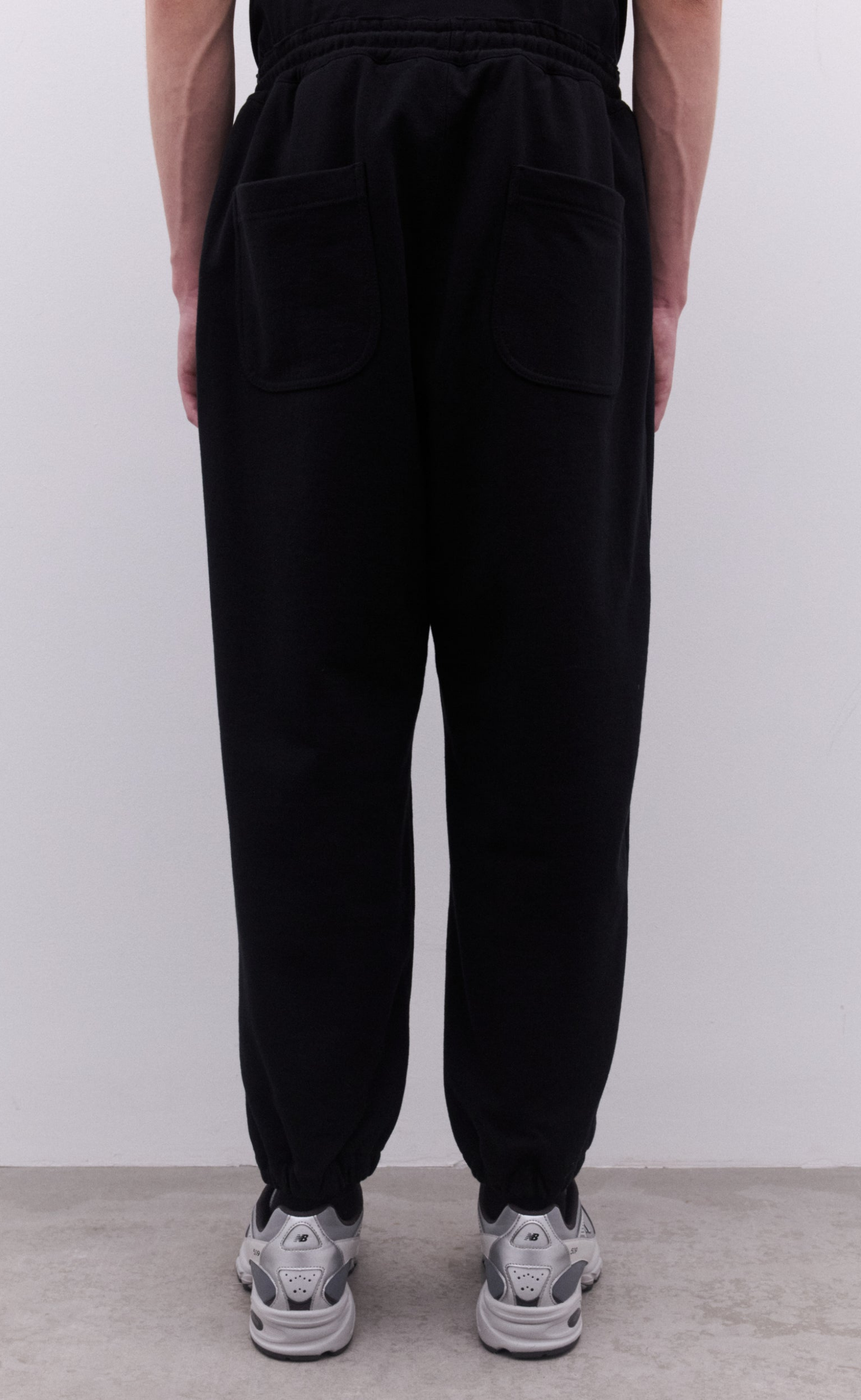 CDG HOMME LOGO BLACK SWEATPANTS